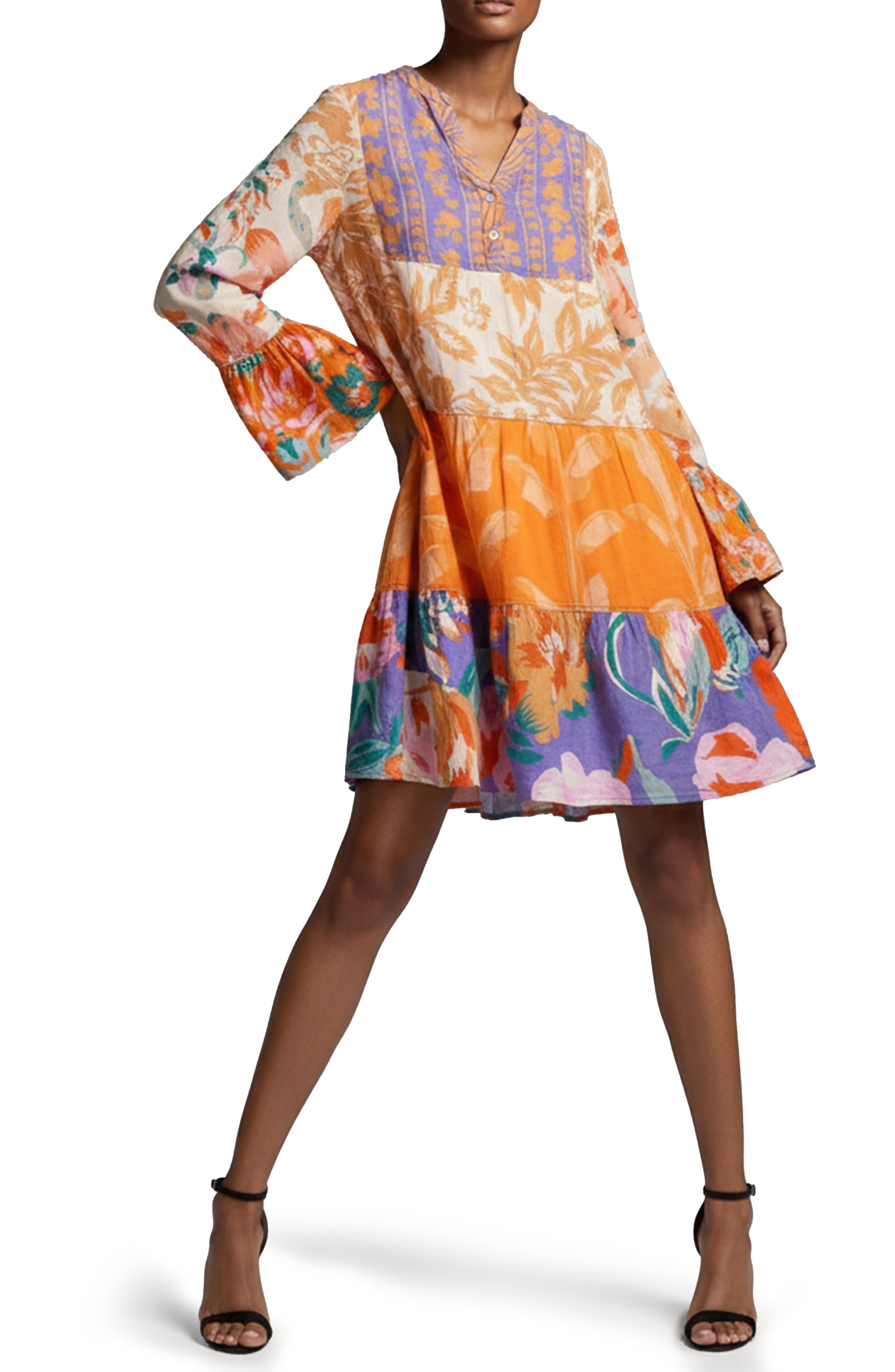 Patchwork Cotton Tunic - image 1