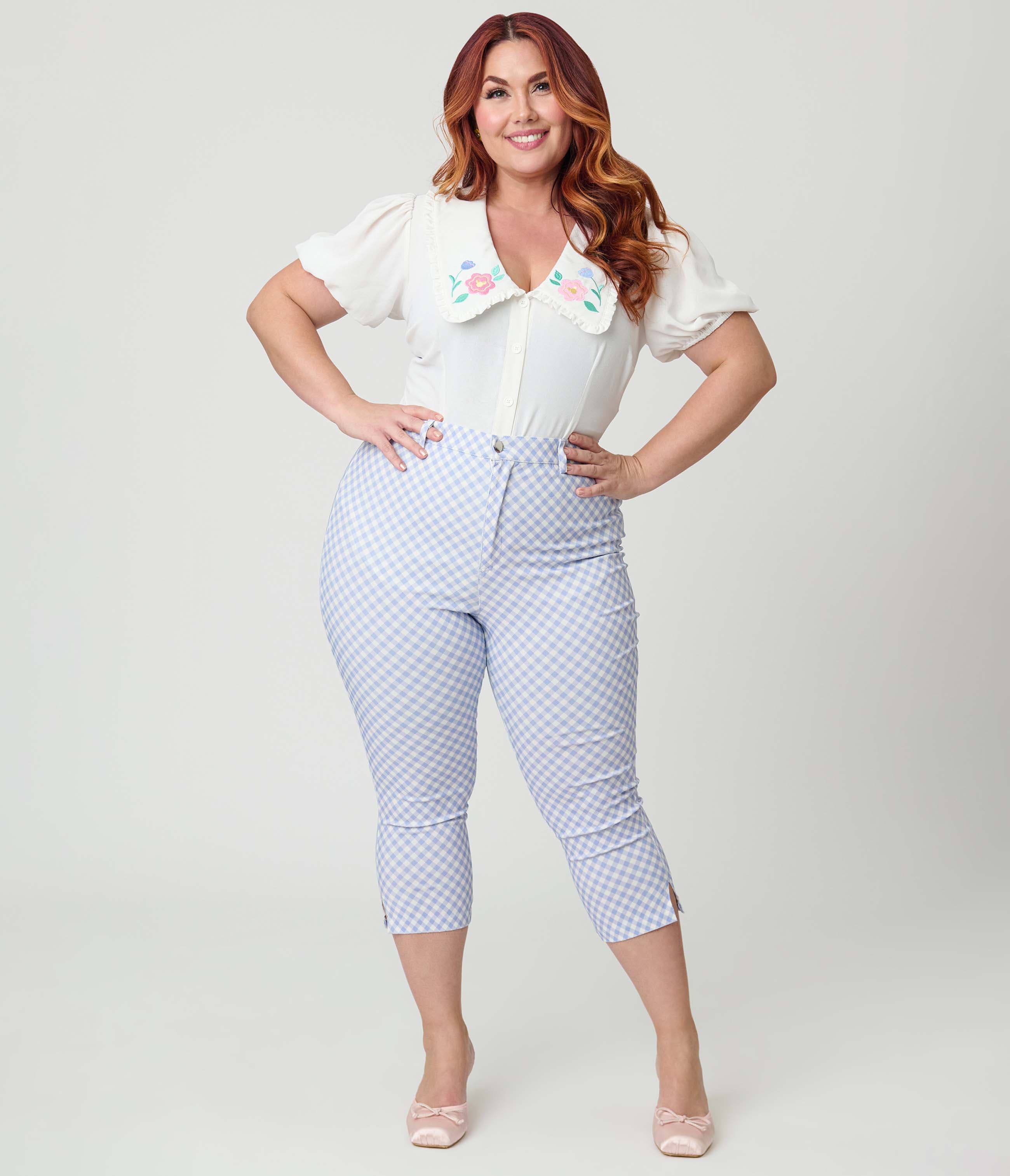 Plus Size Rachelle Capri Pants - image 1