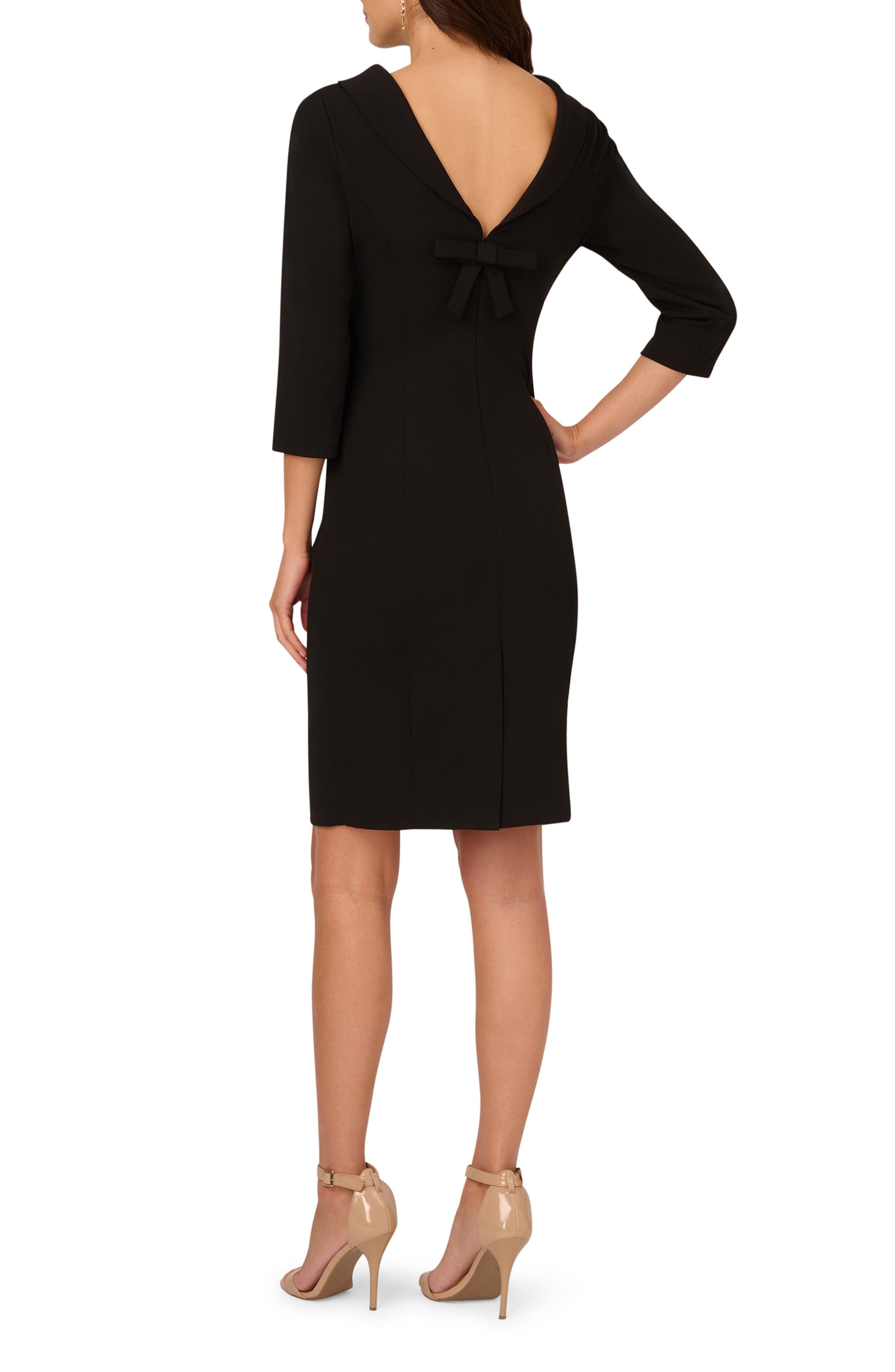 Crepe Sheath Dress - image 2