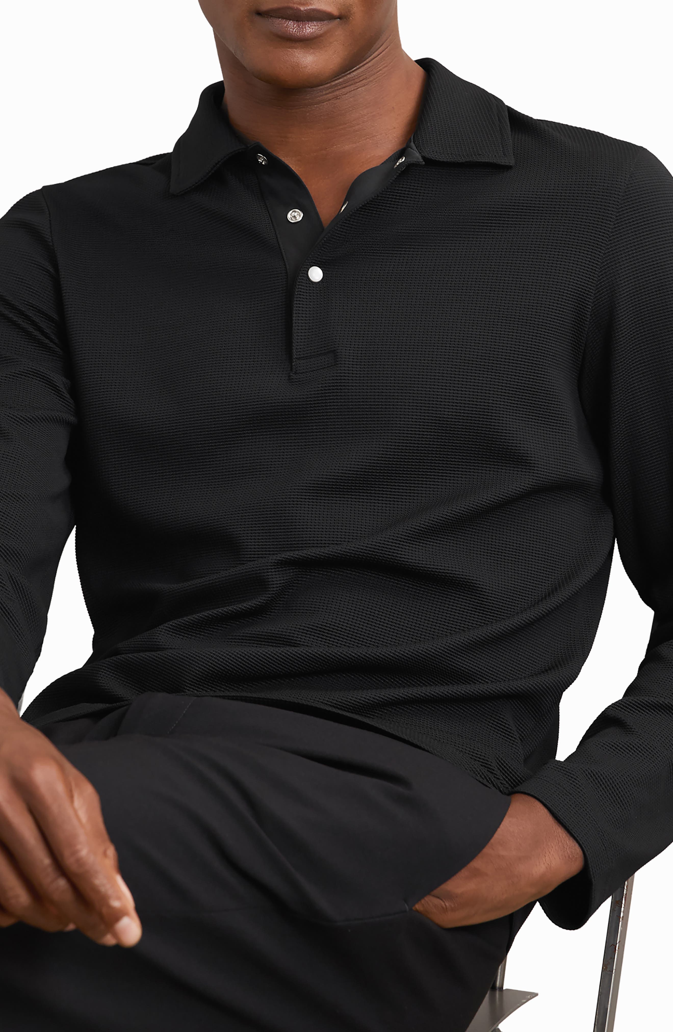 Tivoli Texture Long Sleeve Polo - image 2