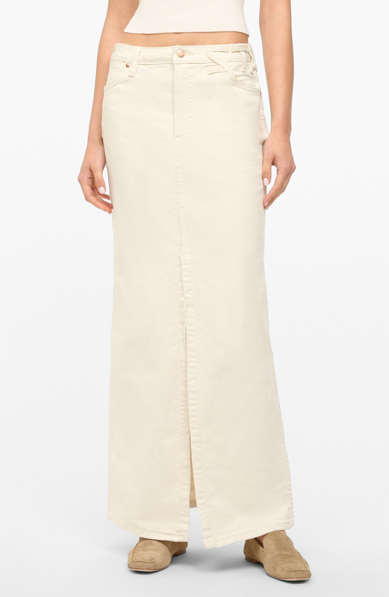 + Wrangler The Denim Maxi Skirt - image 1