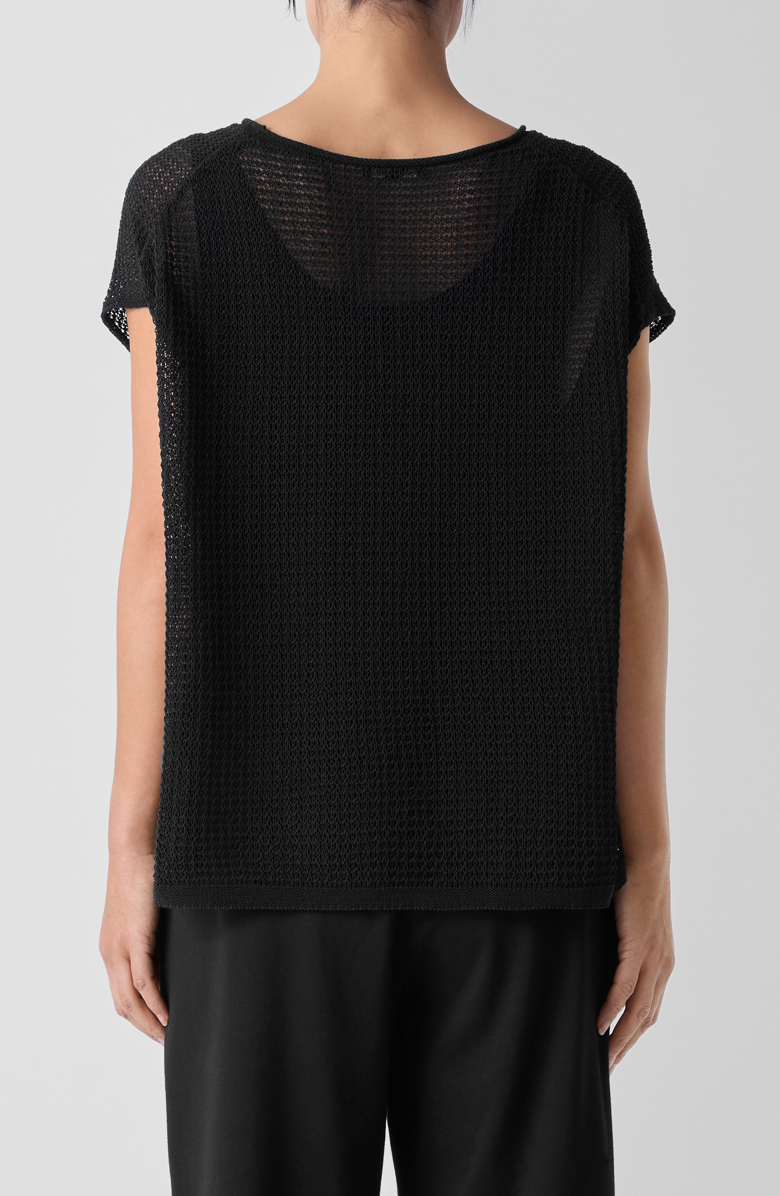 Open Stitch Organic Cotton Sweater - image 2