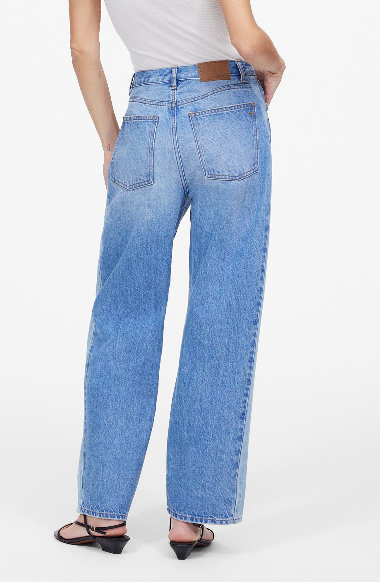 Pieced Oversize Barrel Leg Jeans - image 2