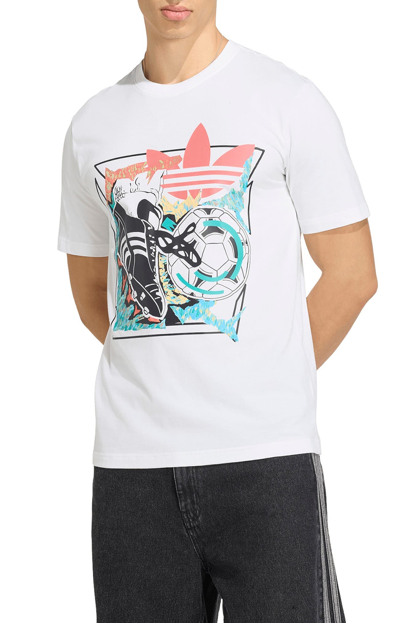 Anime Soccer Cotton Graphic T-Shirt - image 1