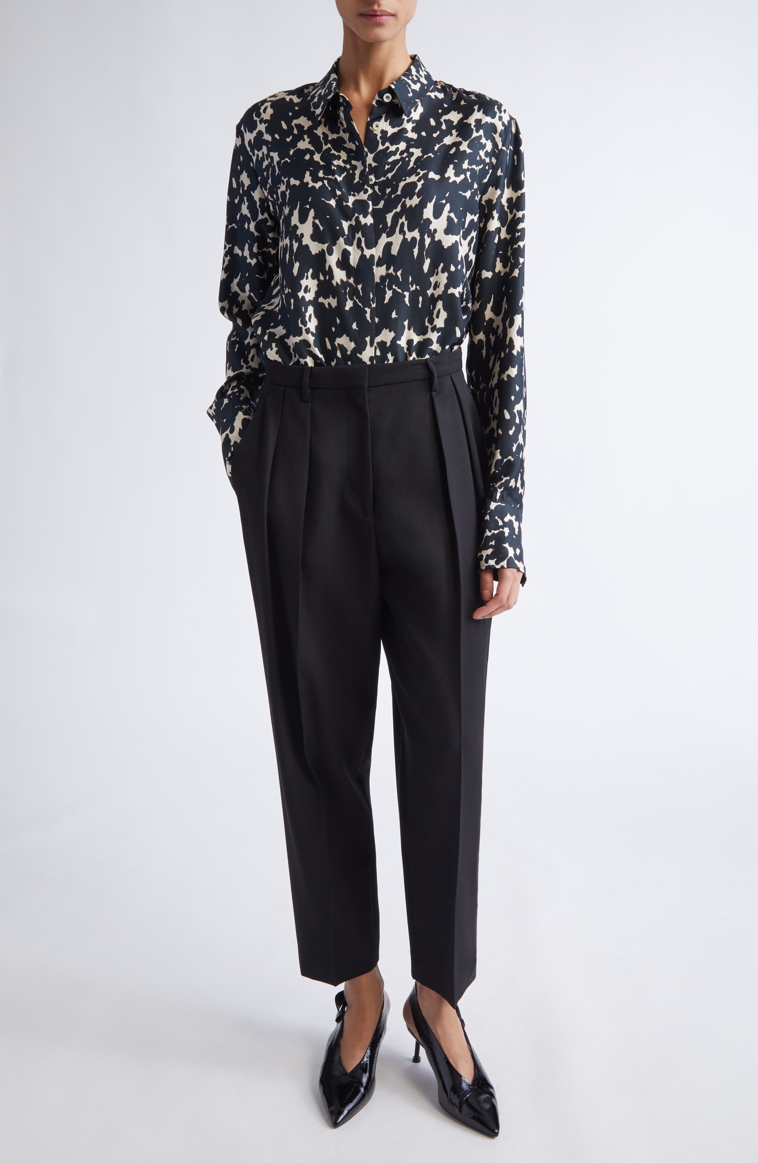 Chika Print Silk Shirt - image 2