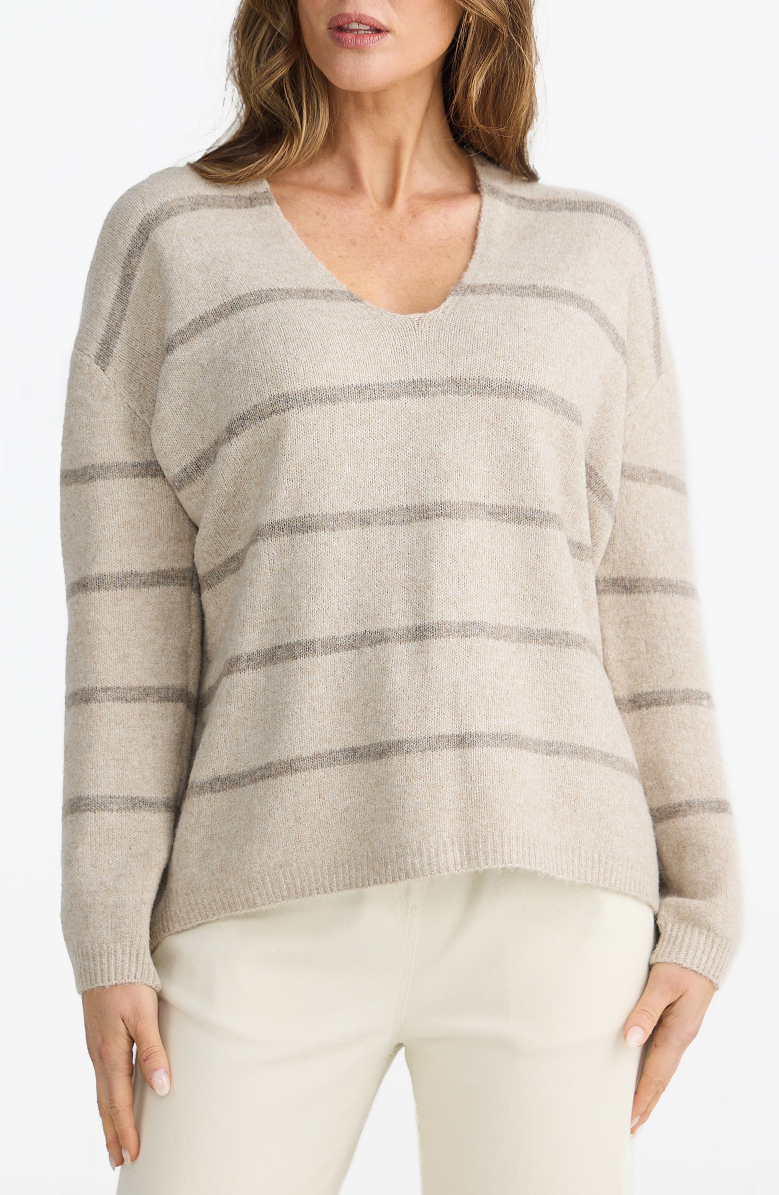 Hallie Stripe Sweater - image 1