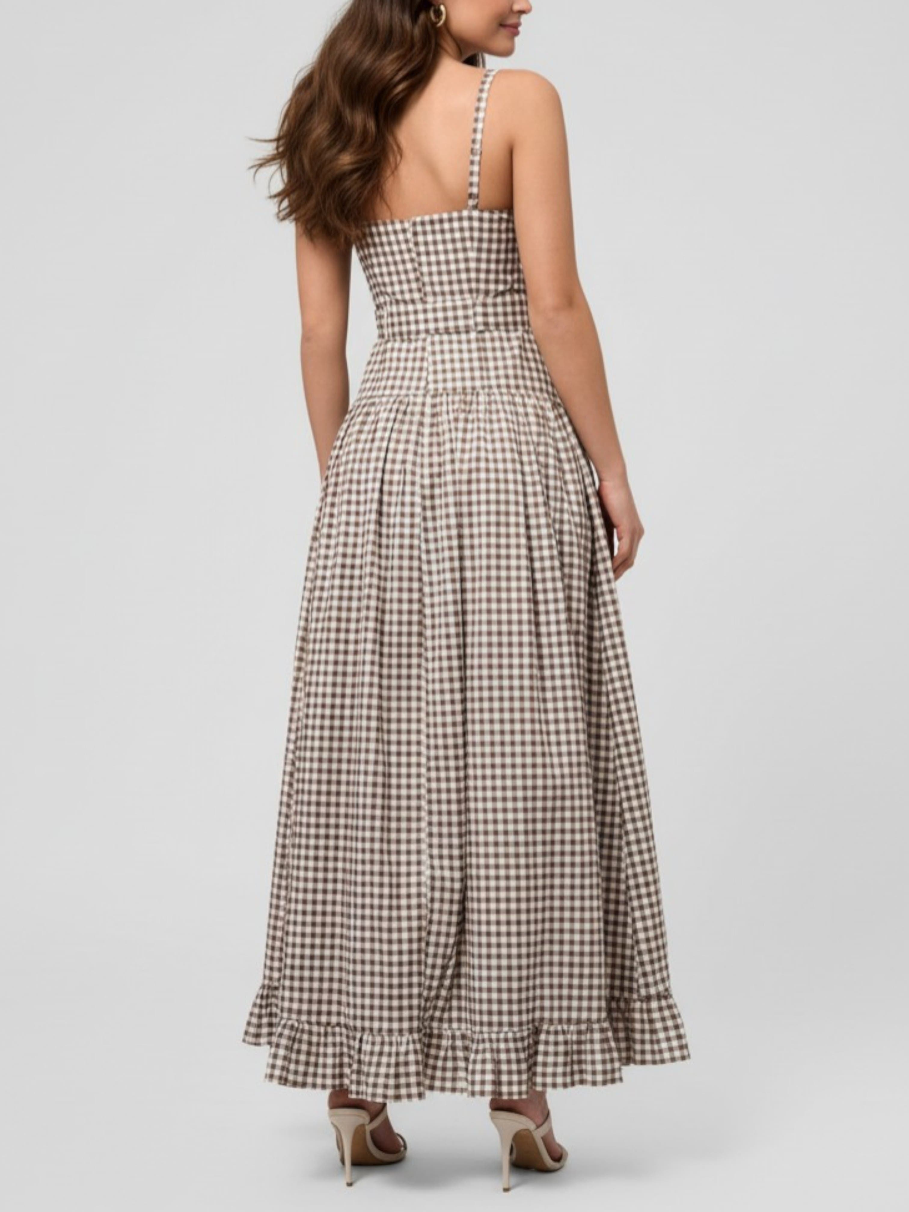 Elodie Sweetheart Neck Maxi Dress - image 2