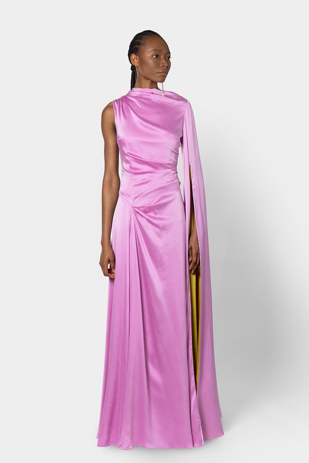 Oma Floor Length Silk Dress - image 1