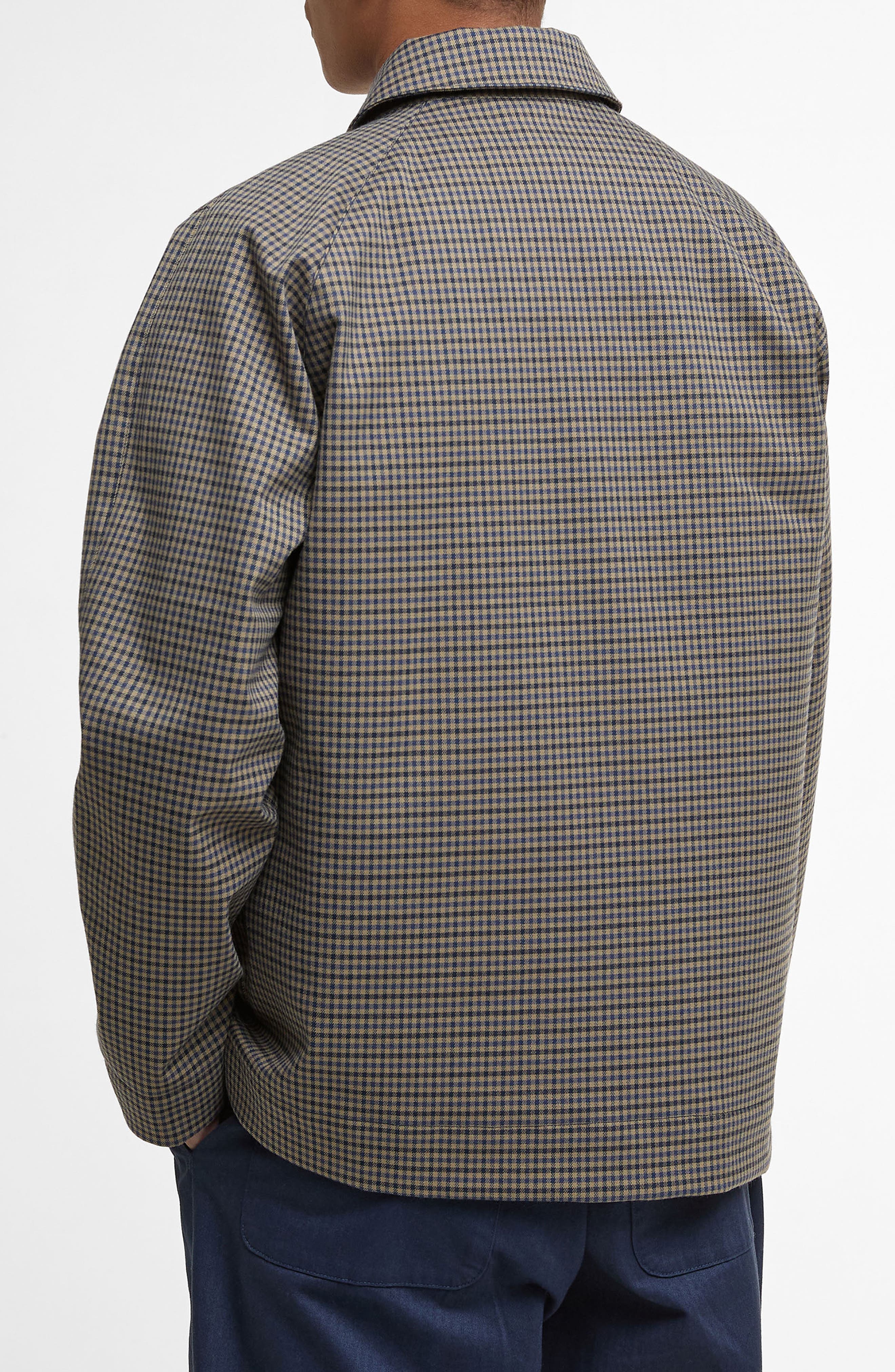 Loden Waterproof Short Check Twill Jacket - image 2