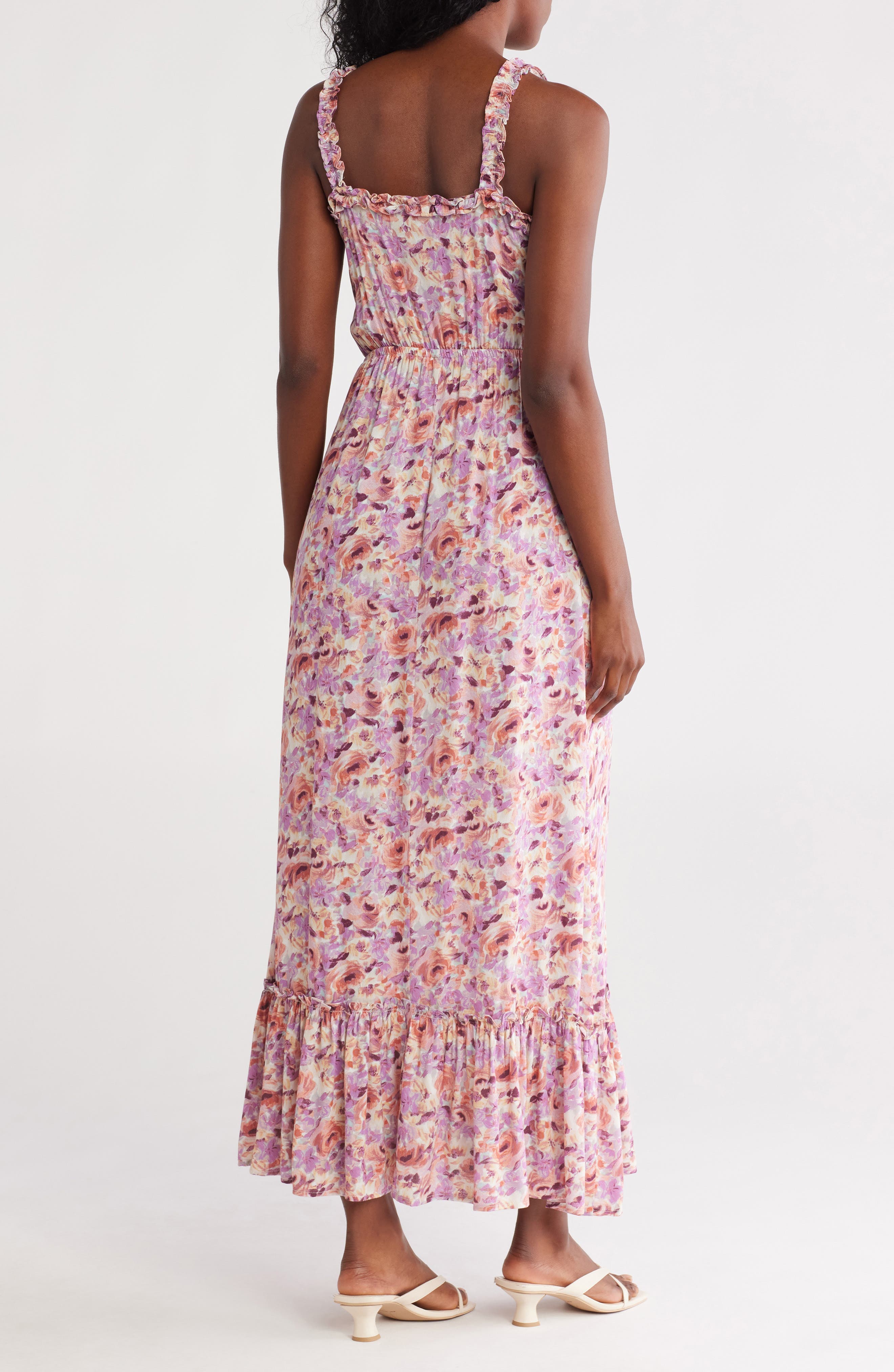 Ruffle Strap Maxi Dress - image 2
