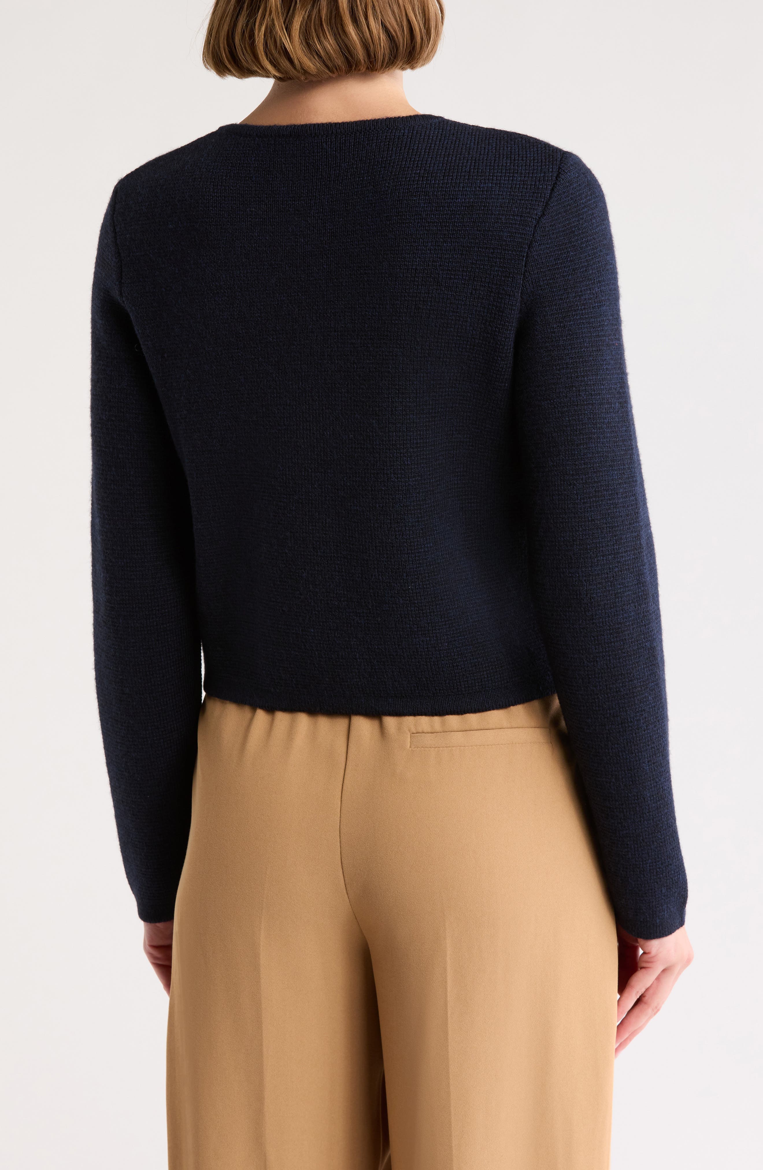 Crewneck Merino Wool Cardigan - image 4
