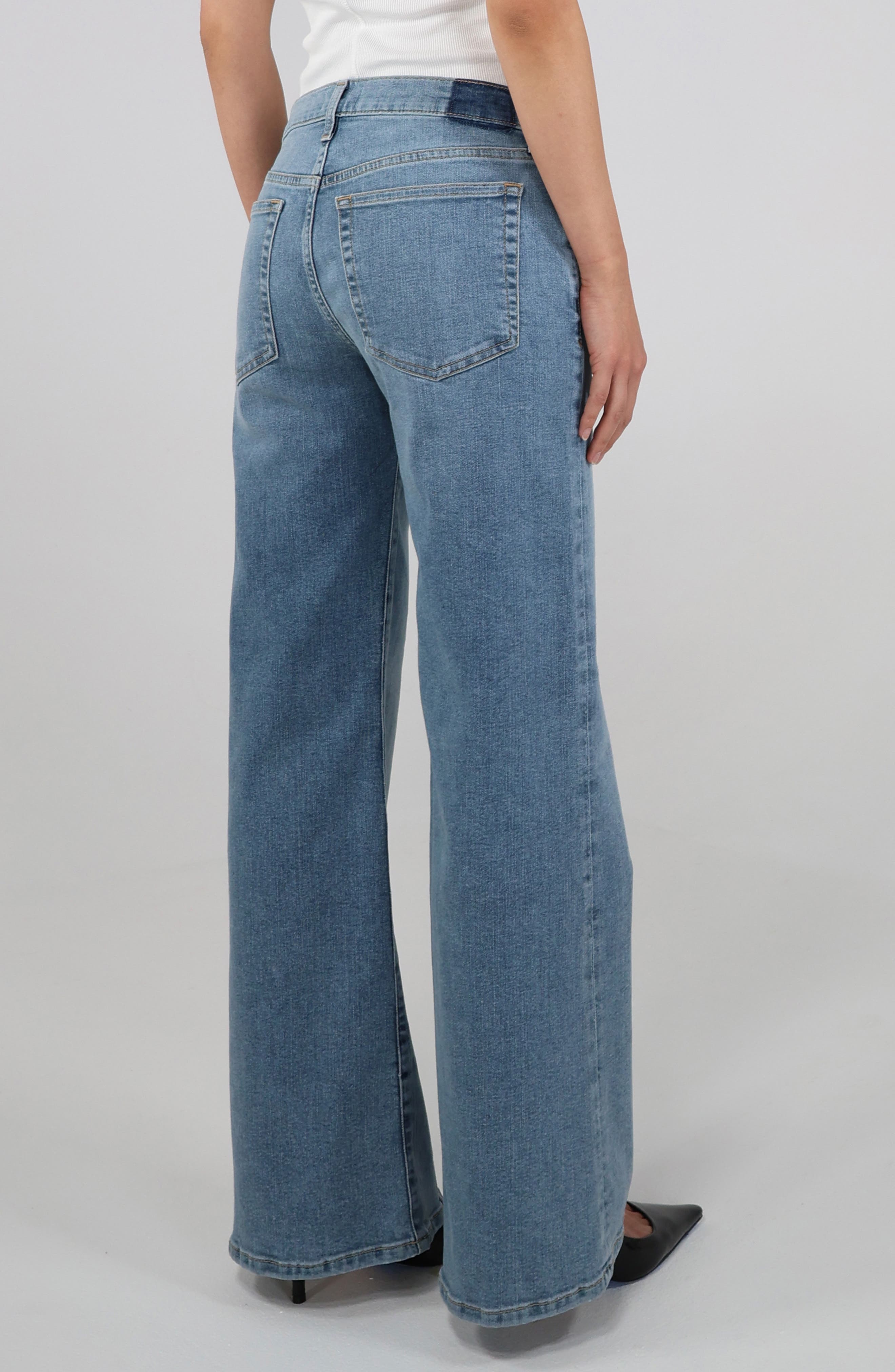 Romi Mid Rise Wide Leg Jeans - image 2