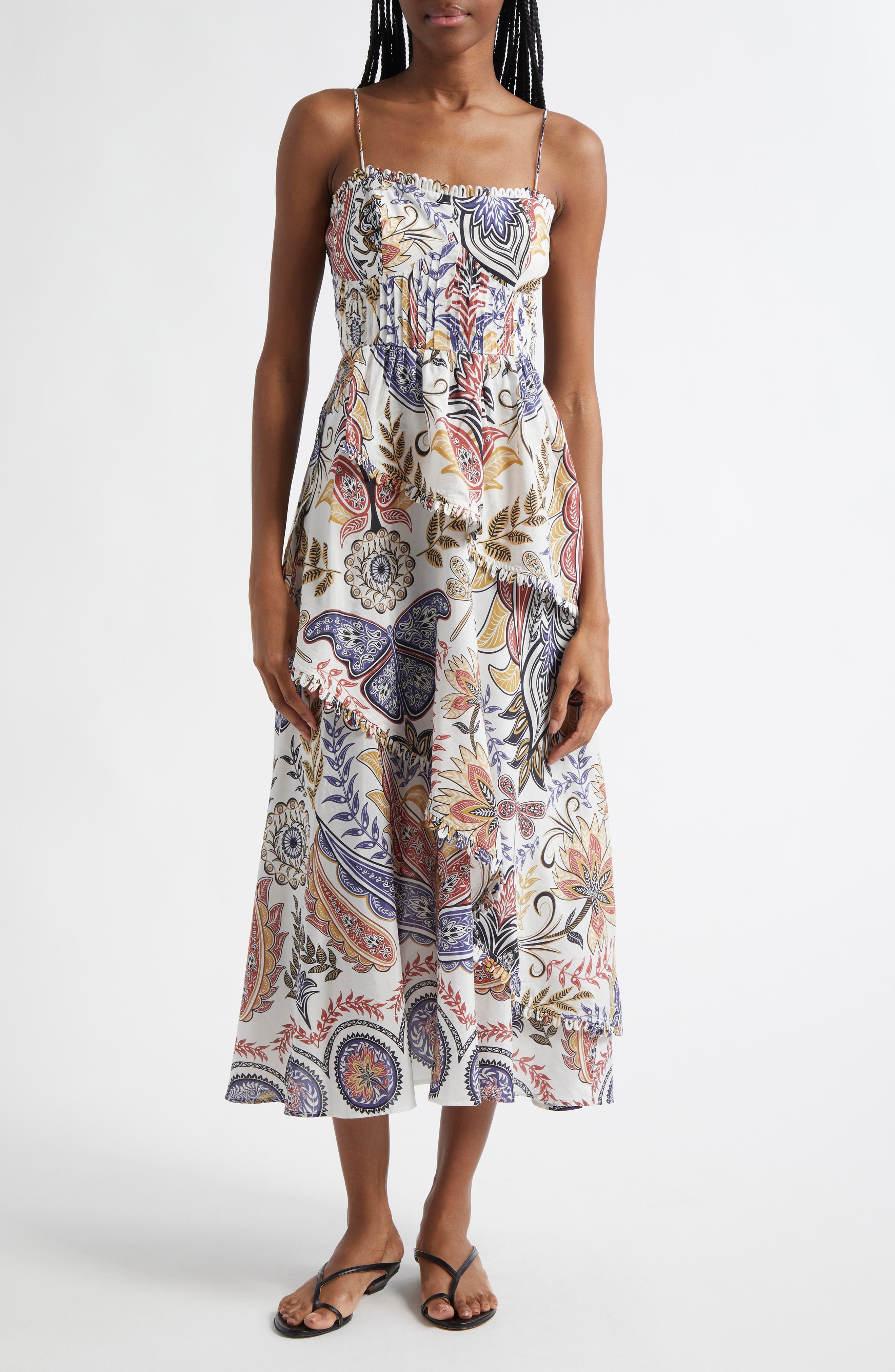 Boho Glam Floral Sundress - image 1