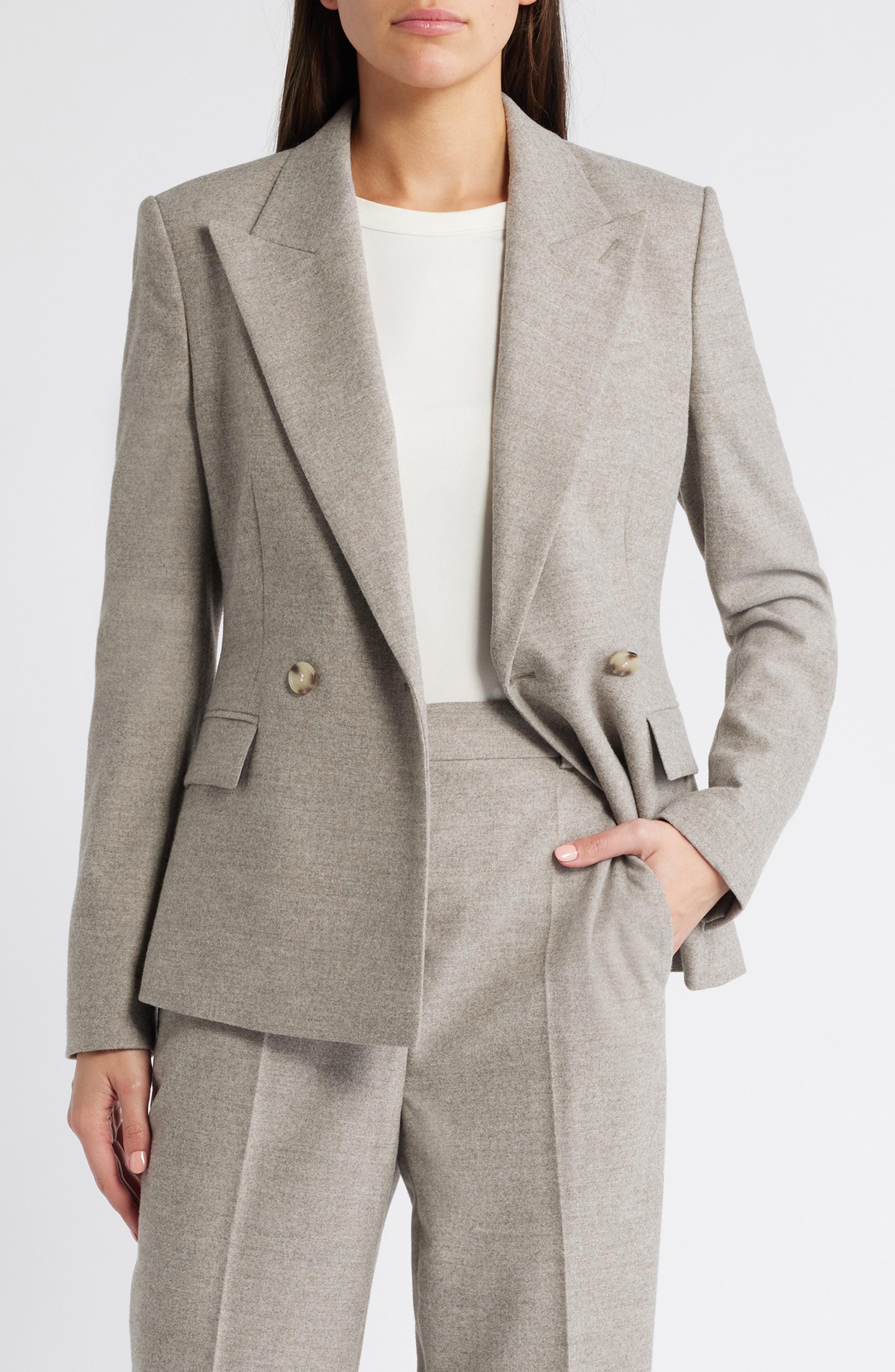 Jia Double Breasted Blazer - image 1