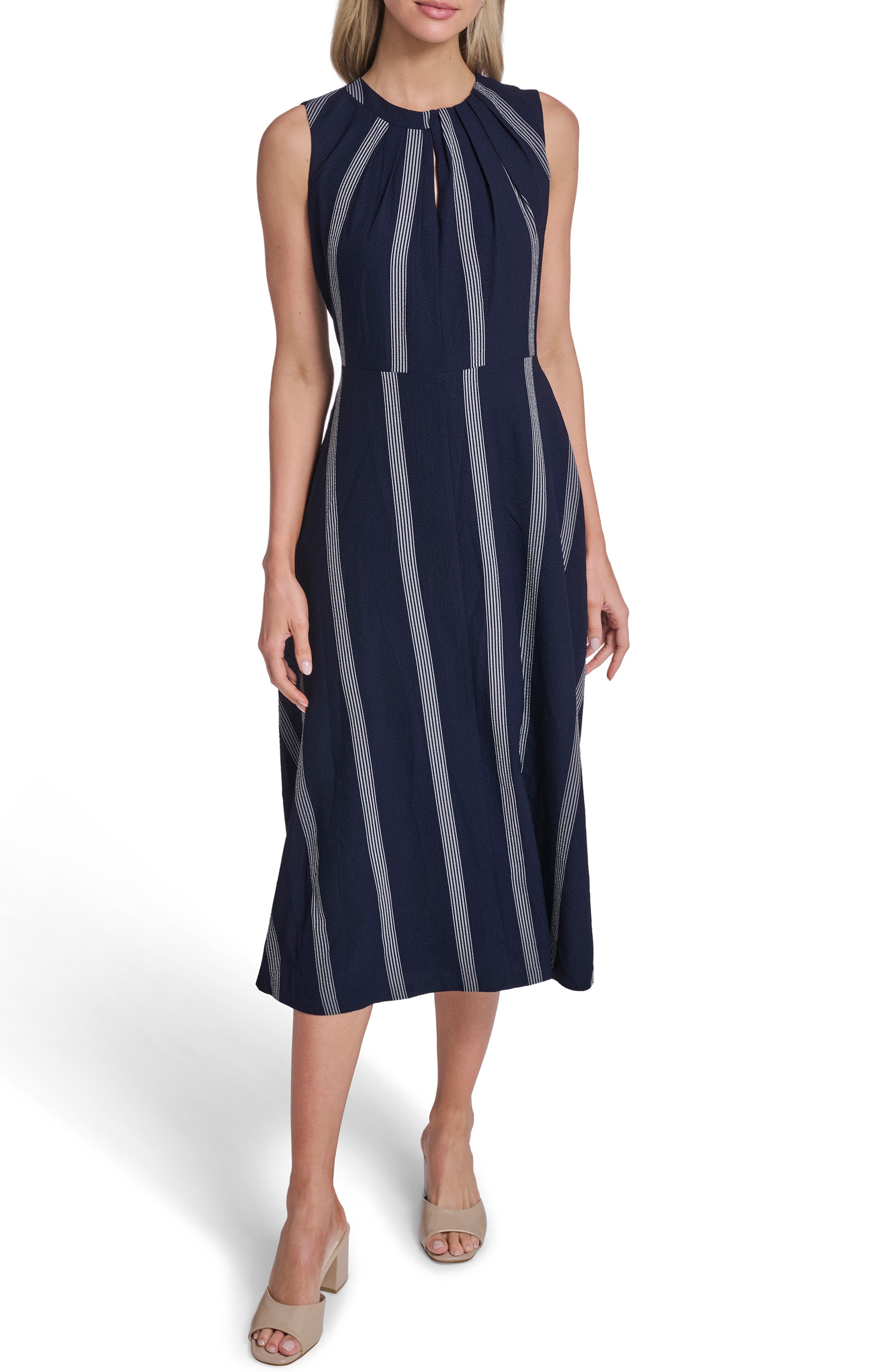 Stripe Midi Dress - image 3