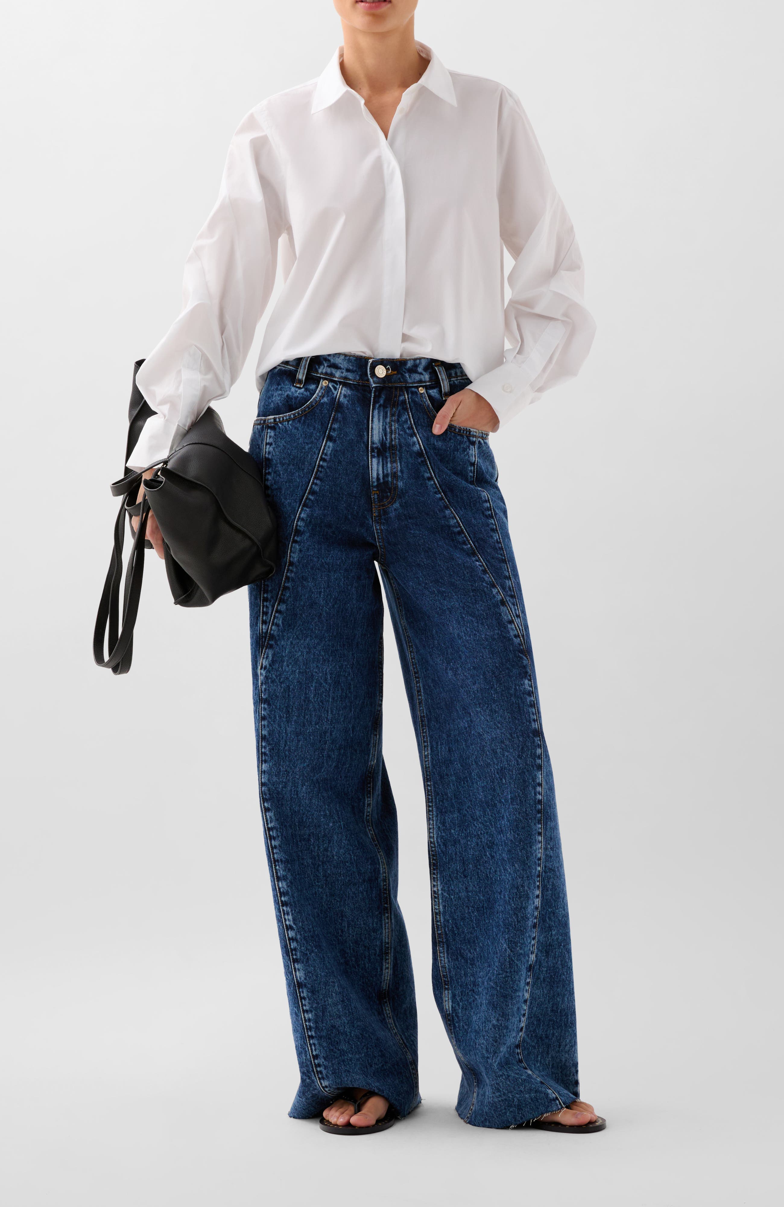 Pleat Sleeve Shirt - image 2