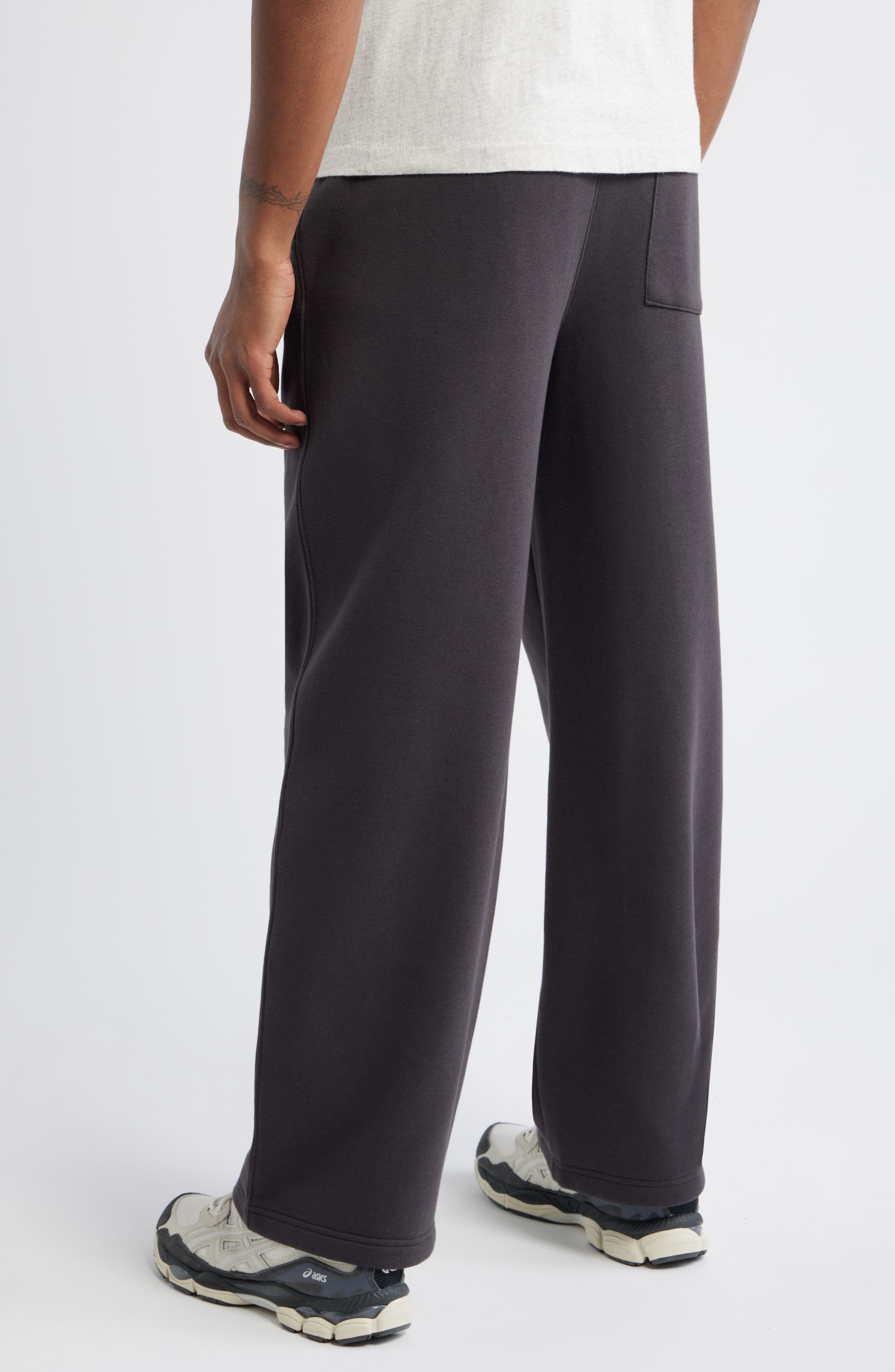Straight Leg Fleece Sweatpants - image 2