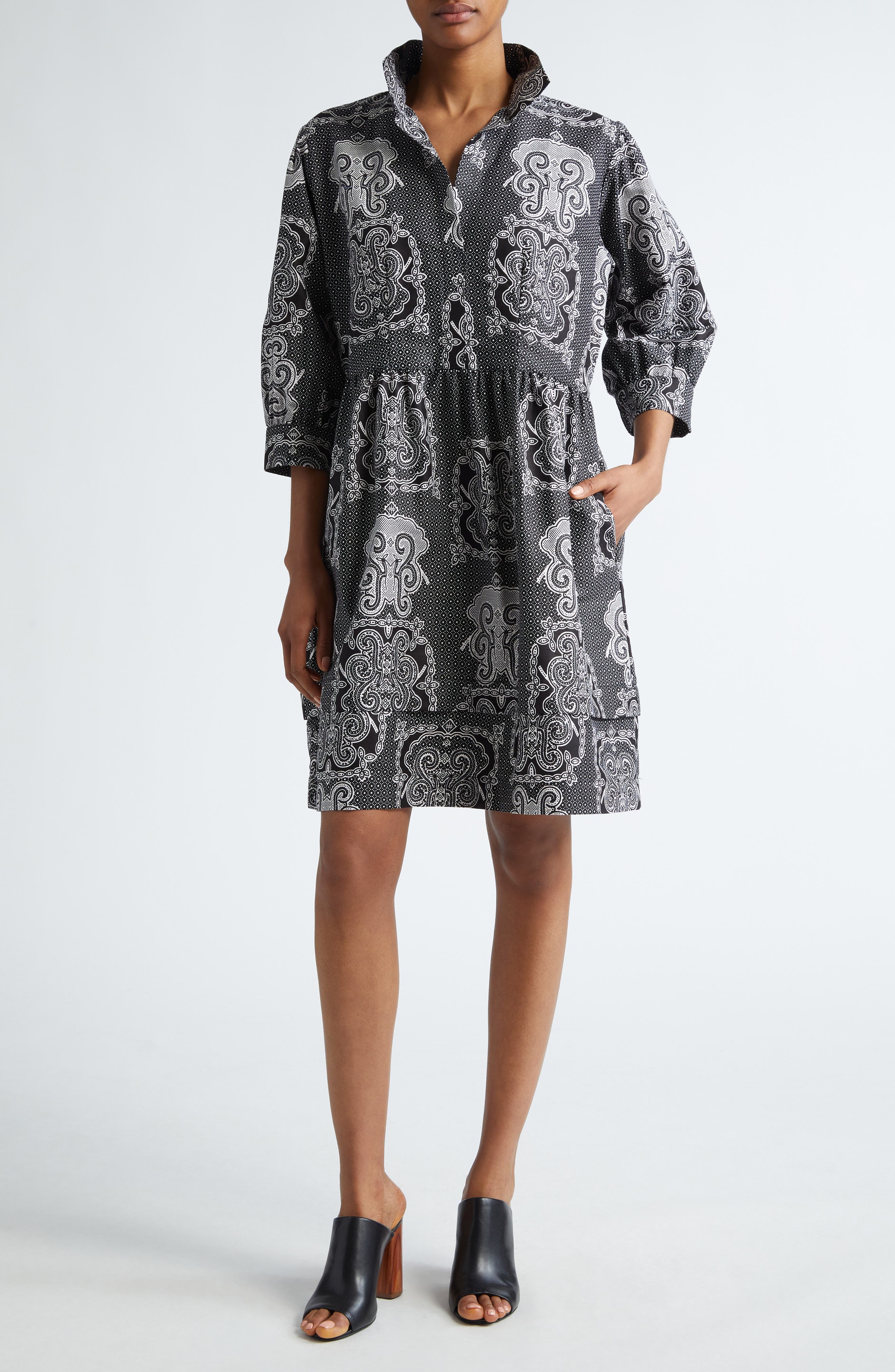 Day Cotton Shift Dress - image 1