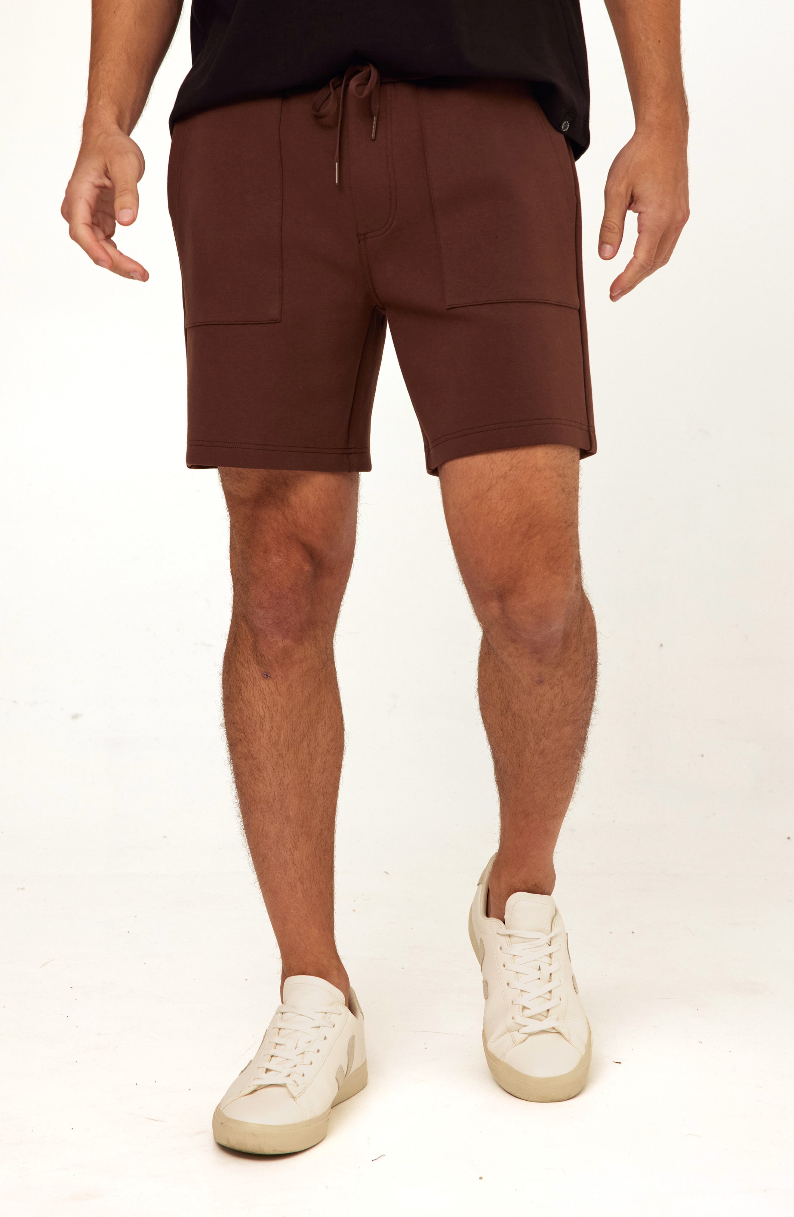 Jaxson Peached Stretch Organic Cotton Blend Shorts - image 1