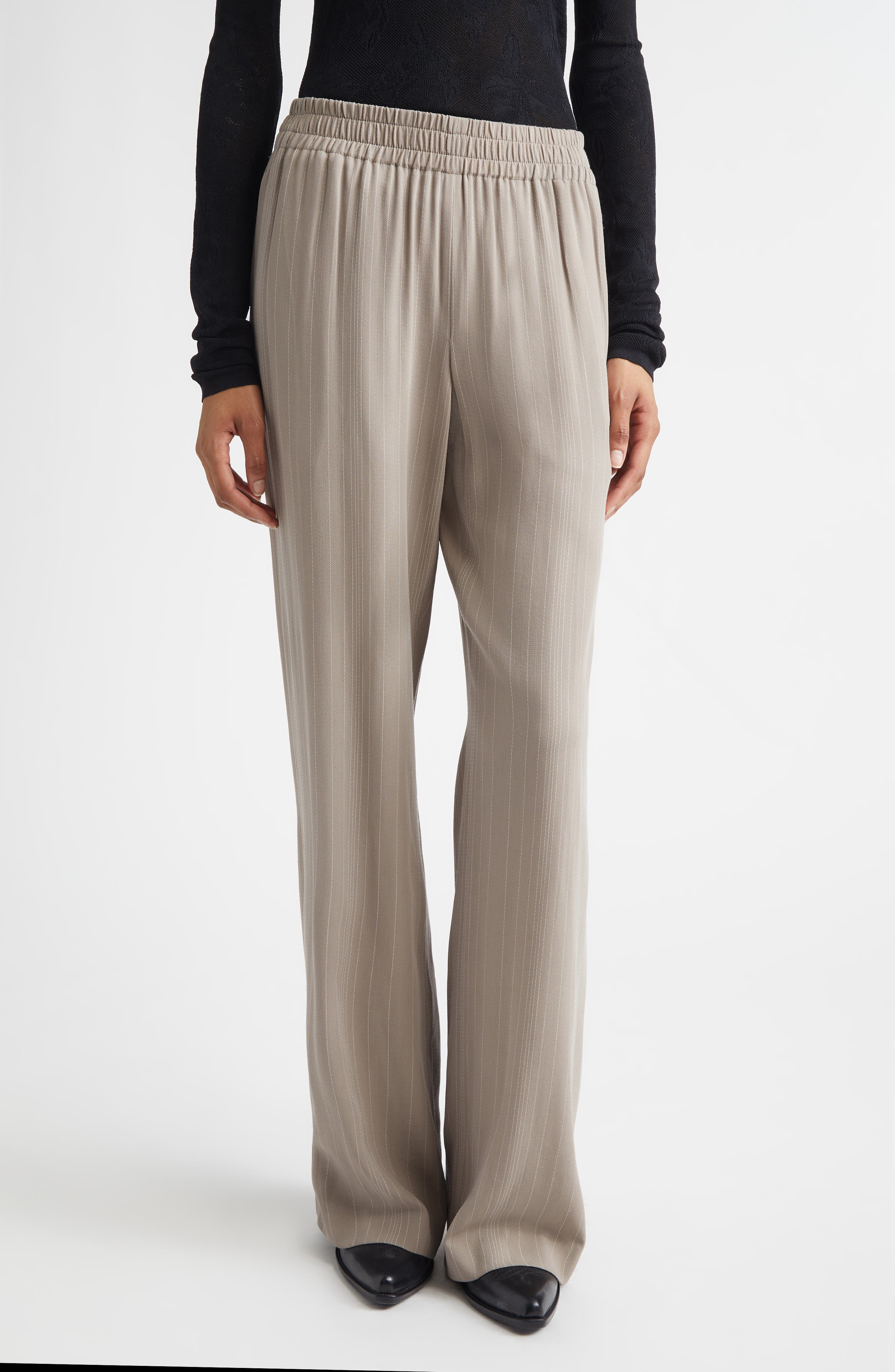 Journey Wool Blend Gabardine Pants - image 1