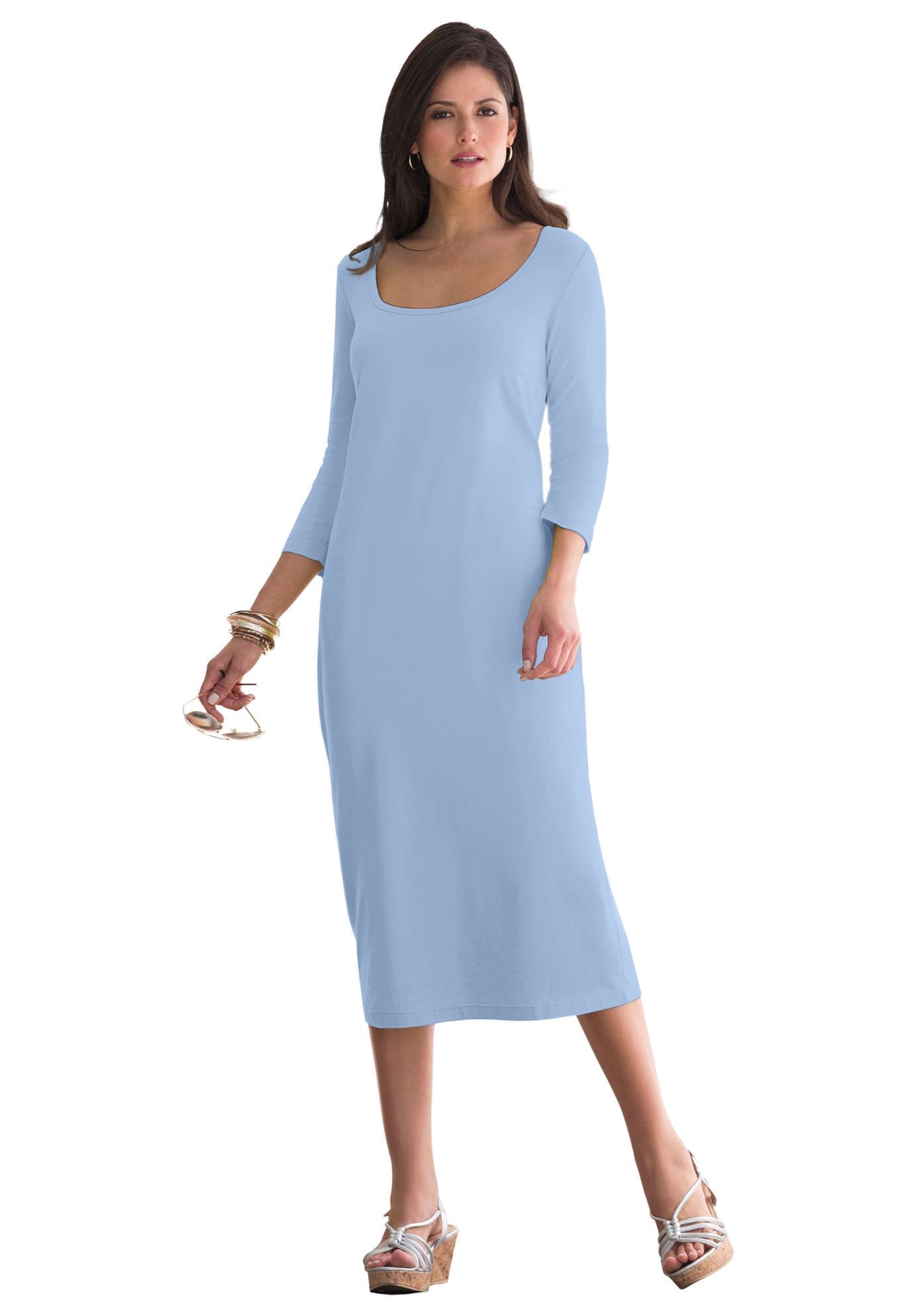 Stretch Cotton T-Shirt Dress - image 5