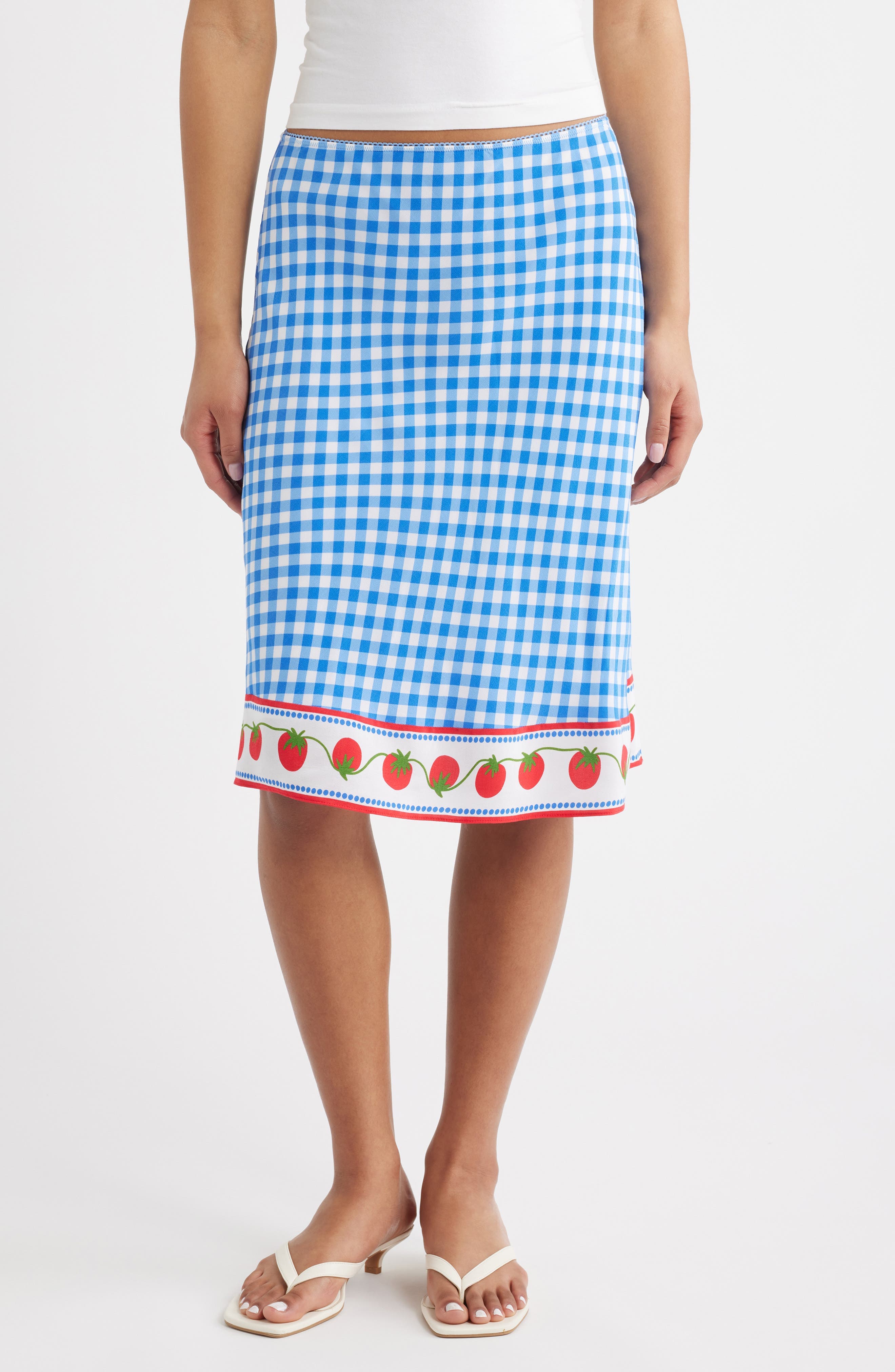x Giadzy Grazia Print Skirt - image 1
