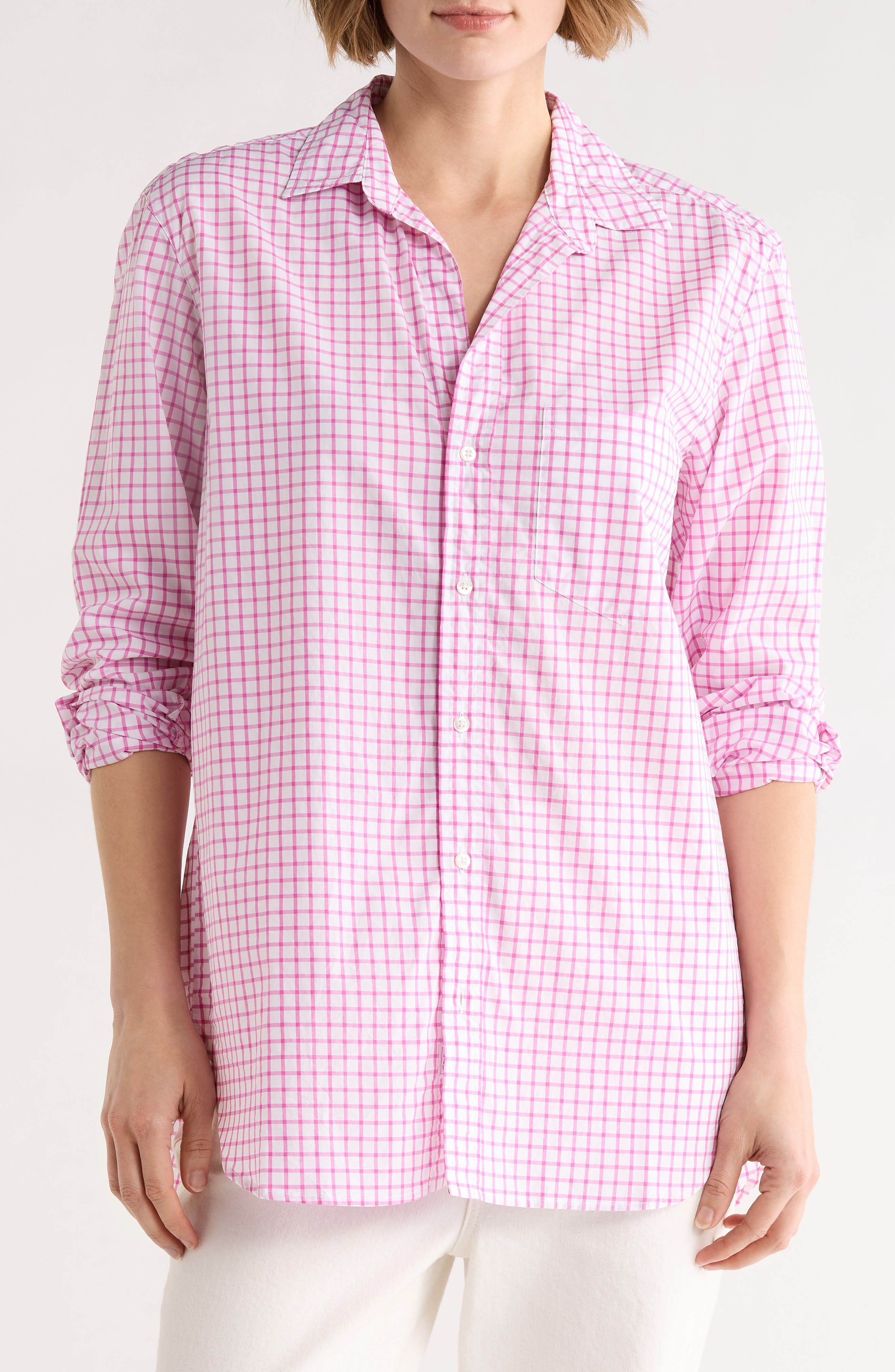 Relaxed Fit Cotton Button-Up Shirt - image 1