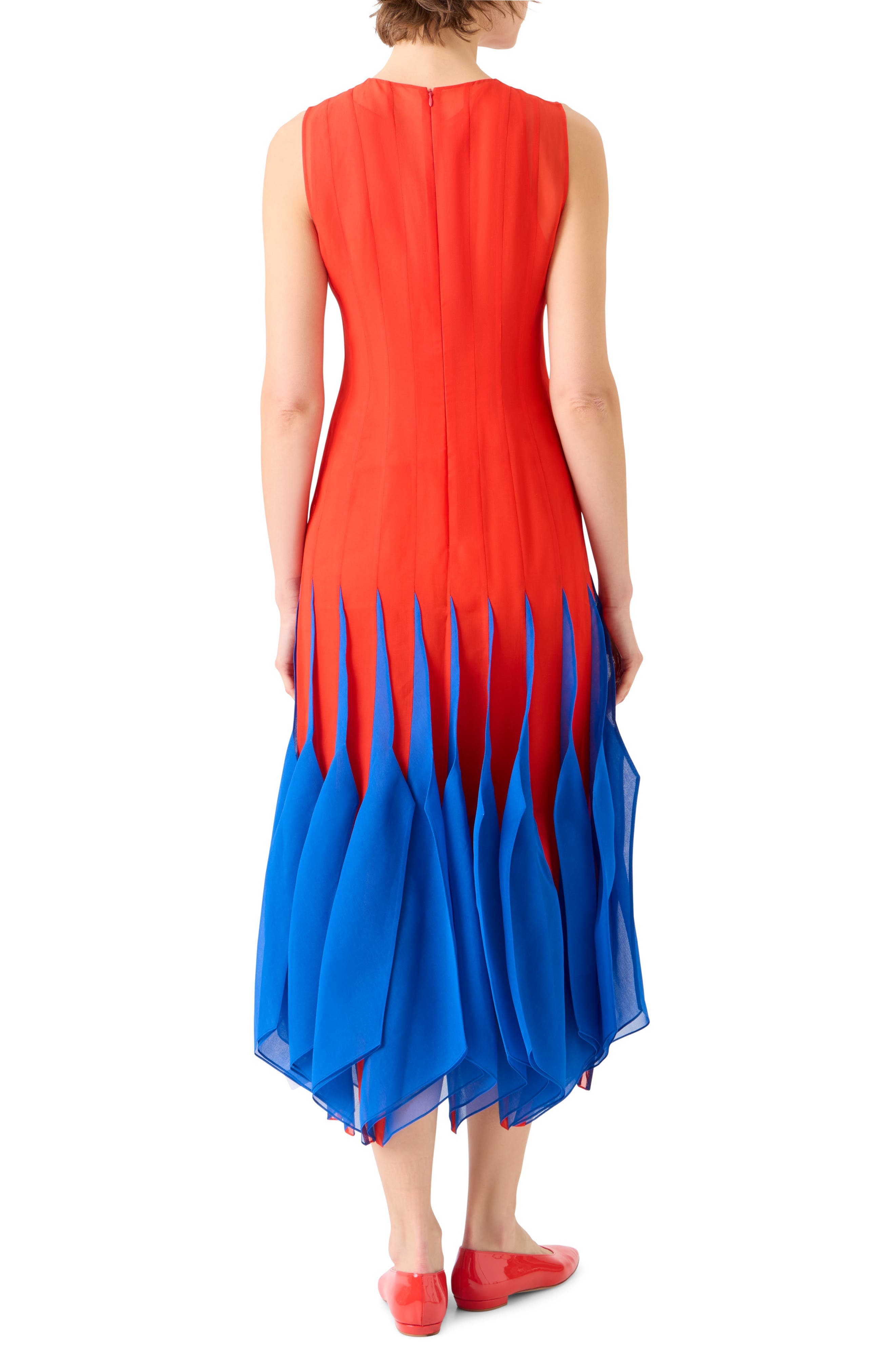 High Plains Colorblock Silk Organza Dress - image 2