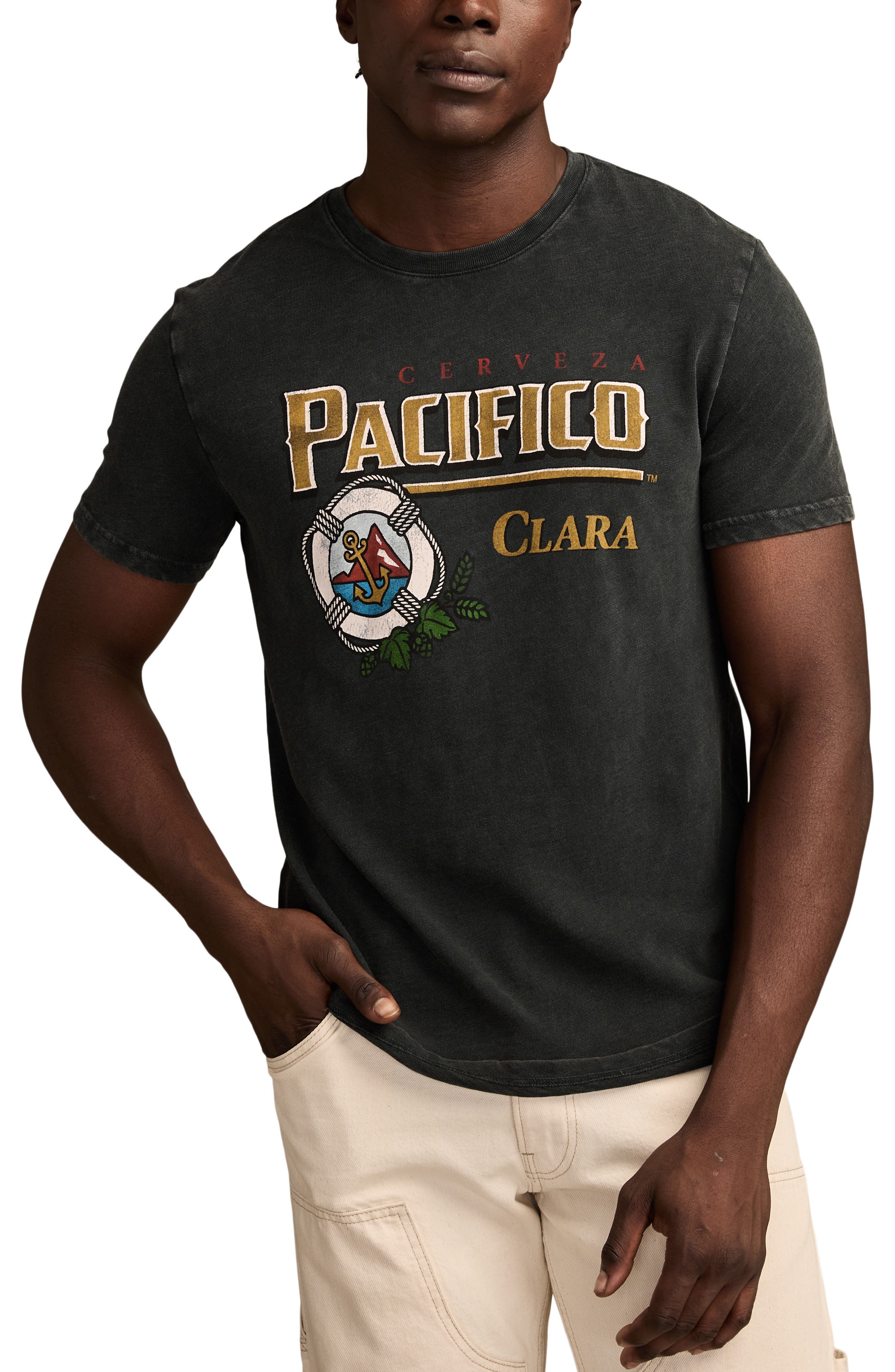 Pacifico Logo Cotton Graphic T-Shirt - image 1