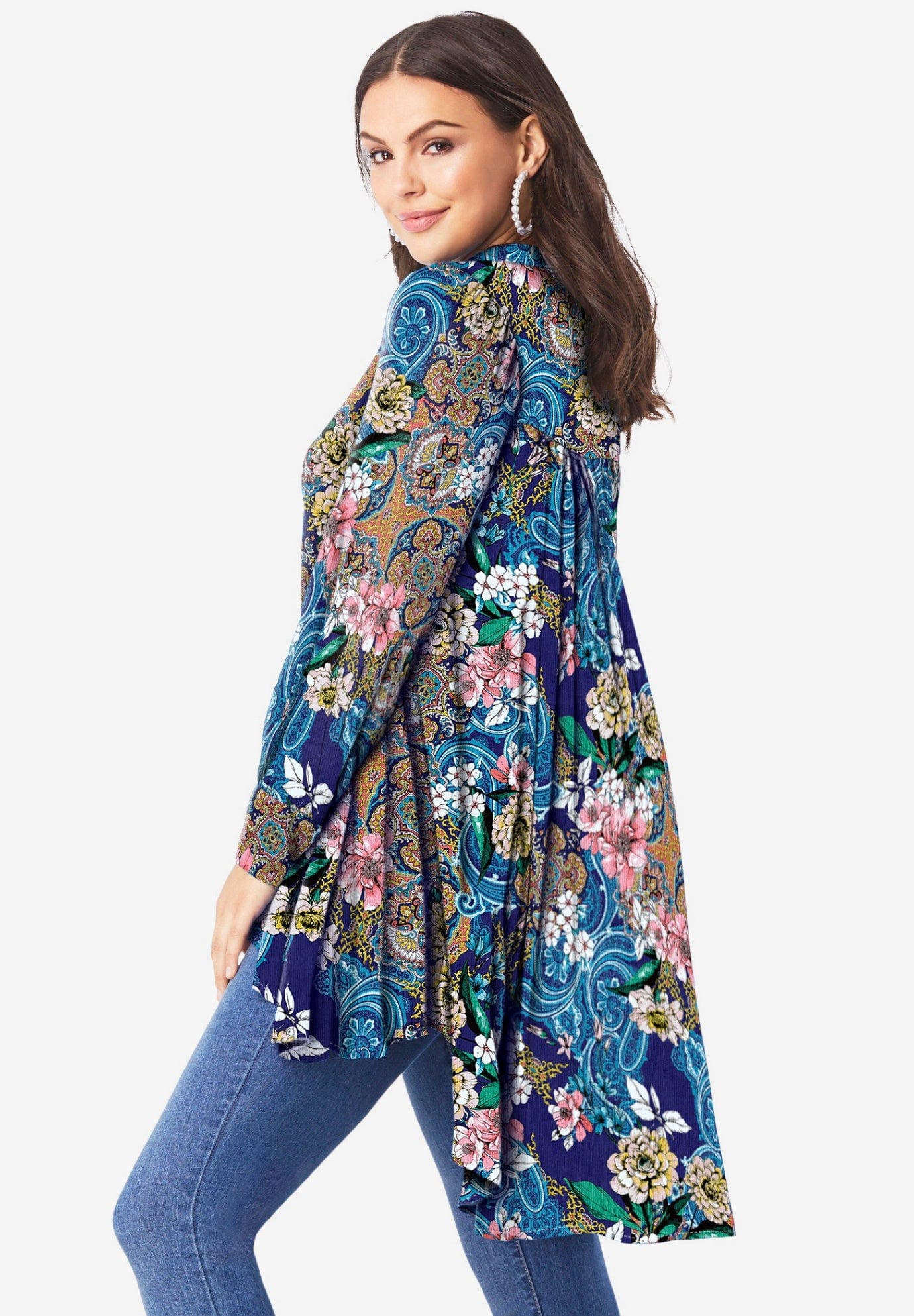 Hand Crinkled Fit And Flare Tunic - image 2