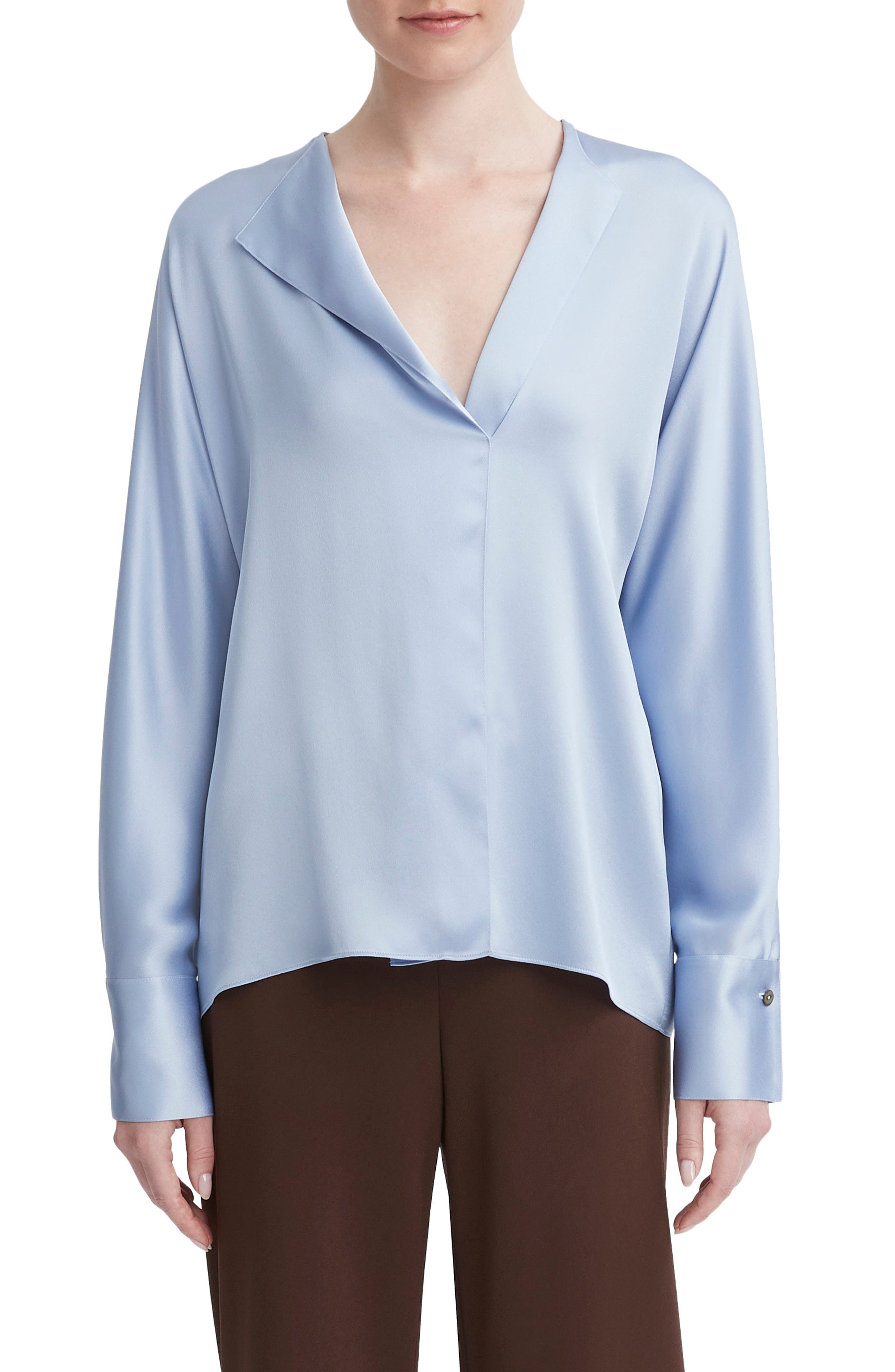 Dolman Sleeve Silk Top - image 1