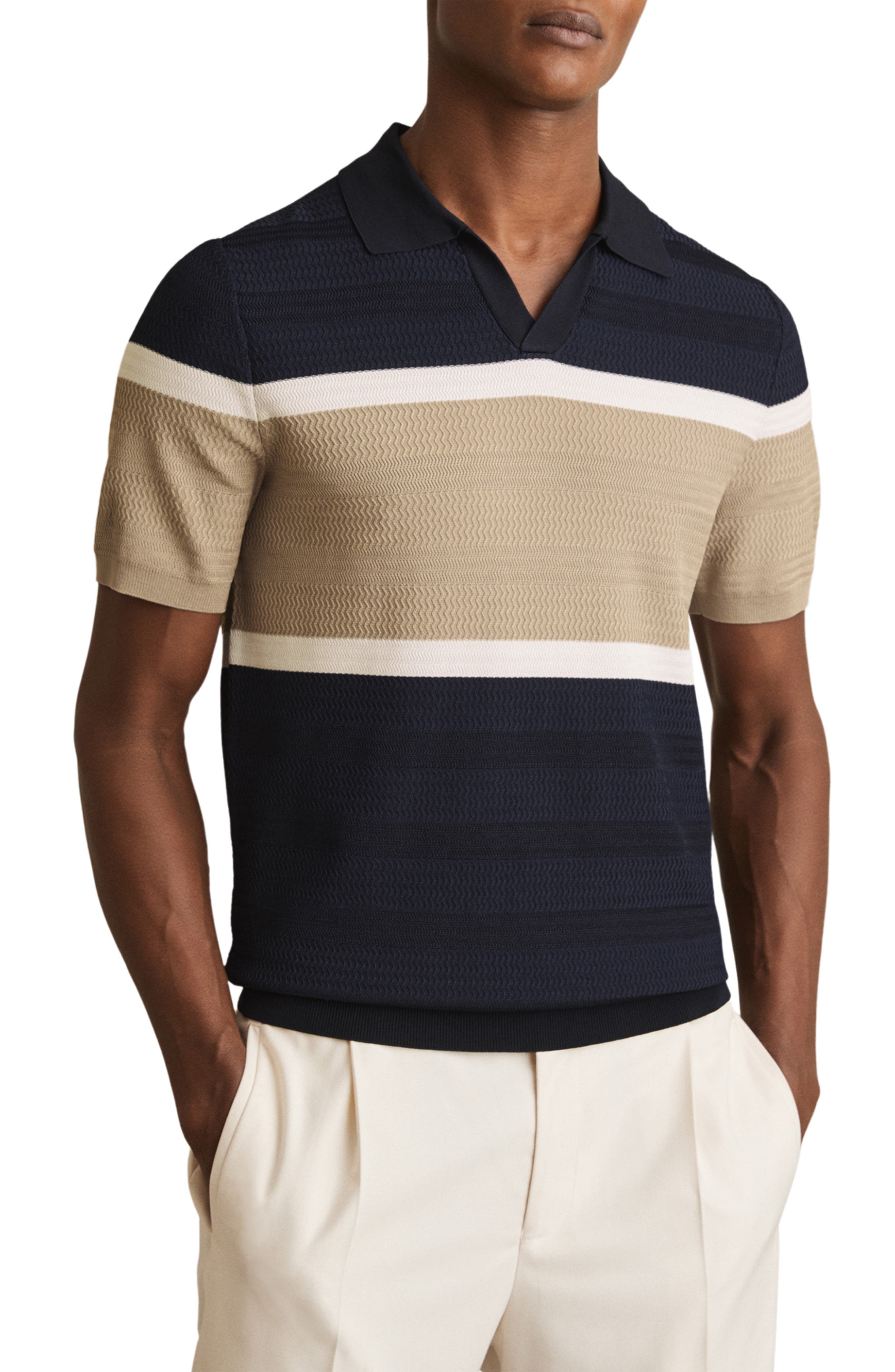 Jefferson Colorblock Polo - image 1