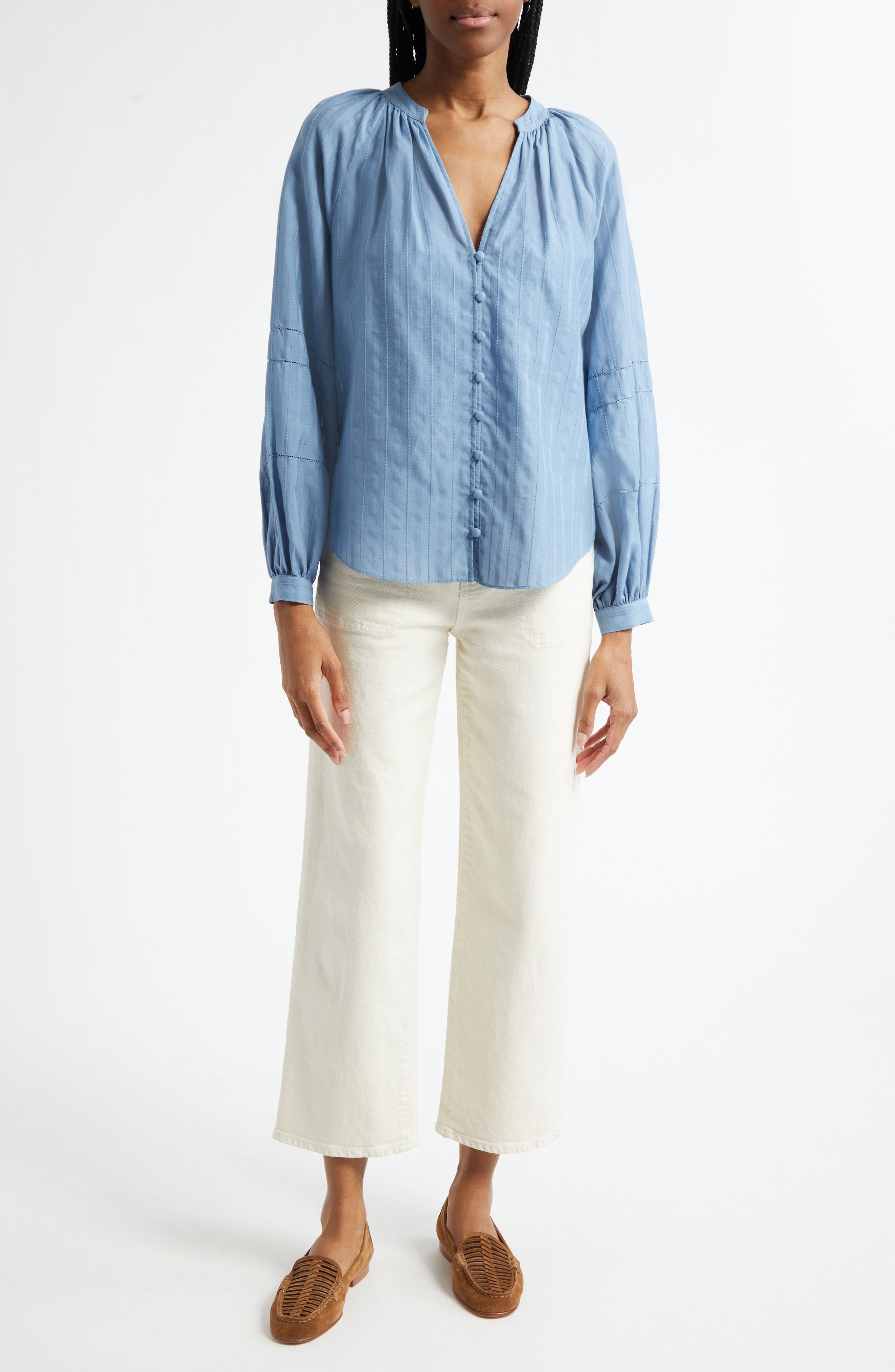 Crosbie High Waist Crop Wide Leg Jeans - image 2