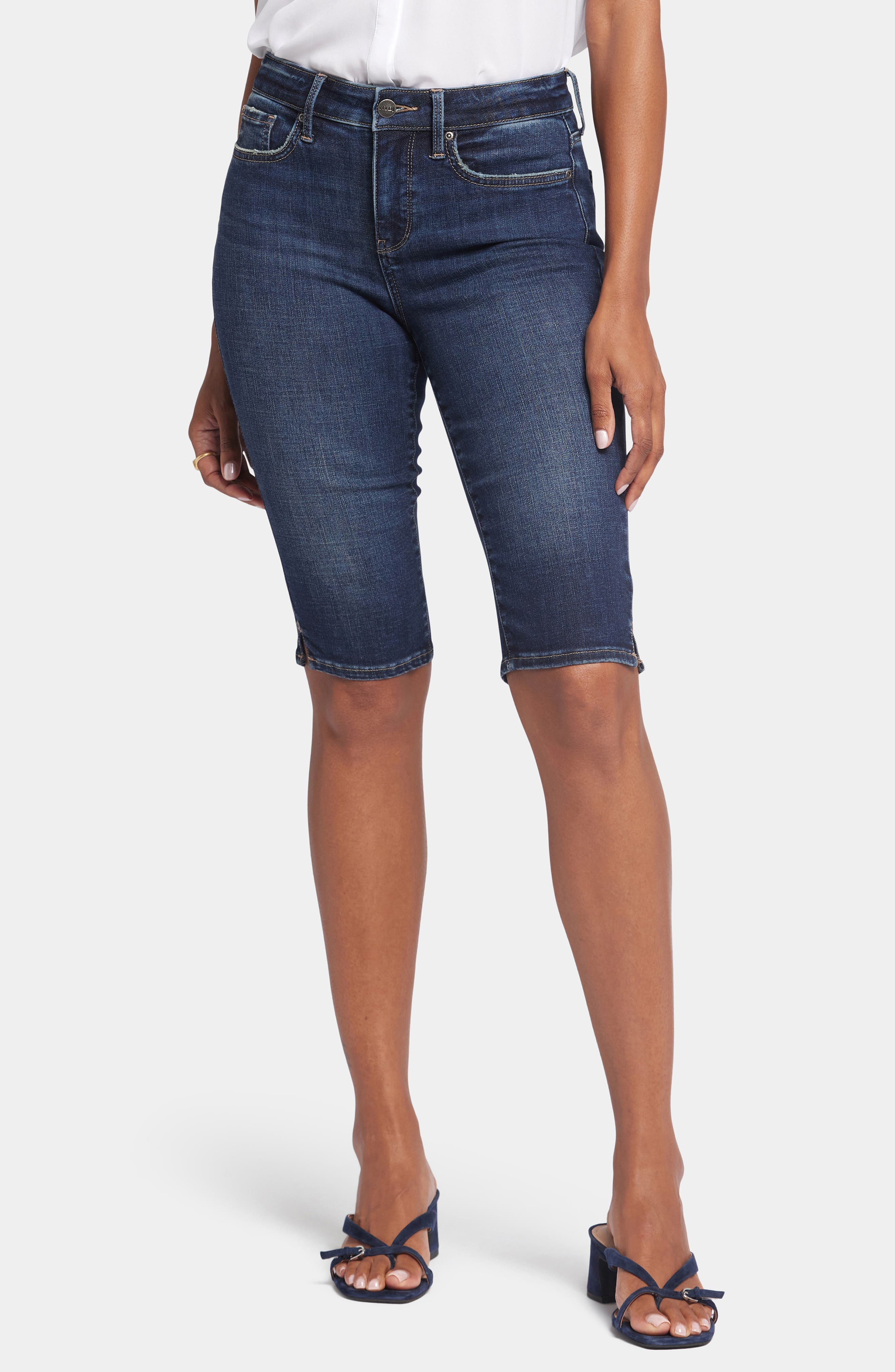 Capri Denim Bermuda Shorts - image 1