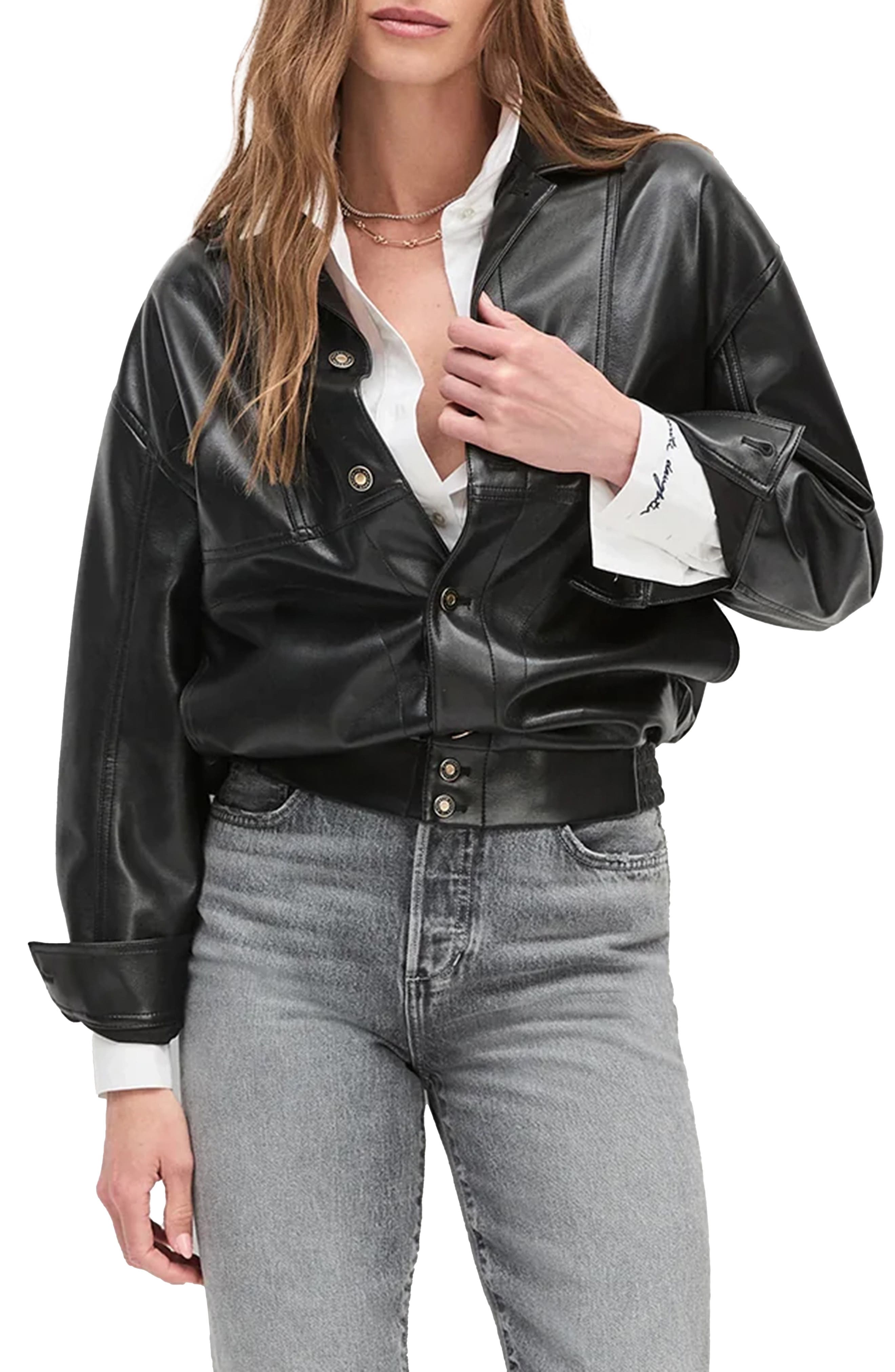 The Beacon Faux Leather Jacket - image 1