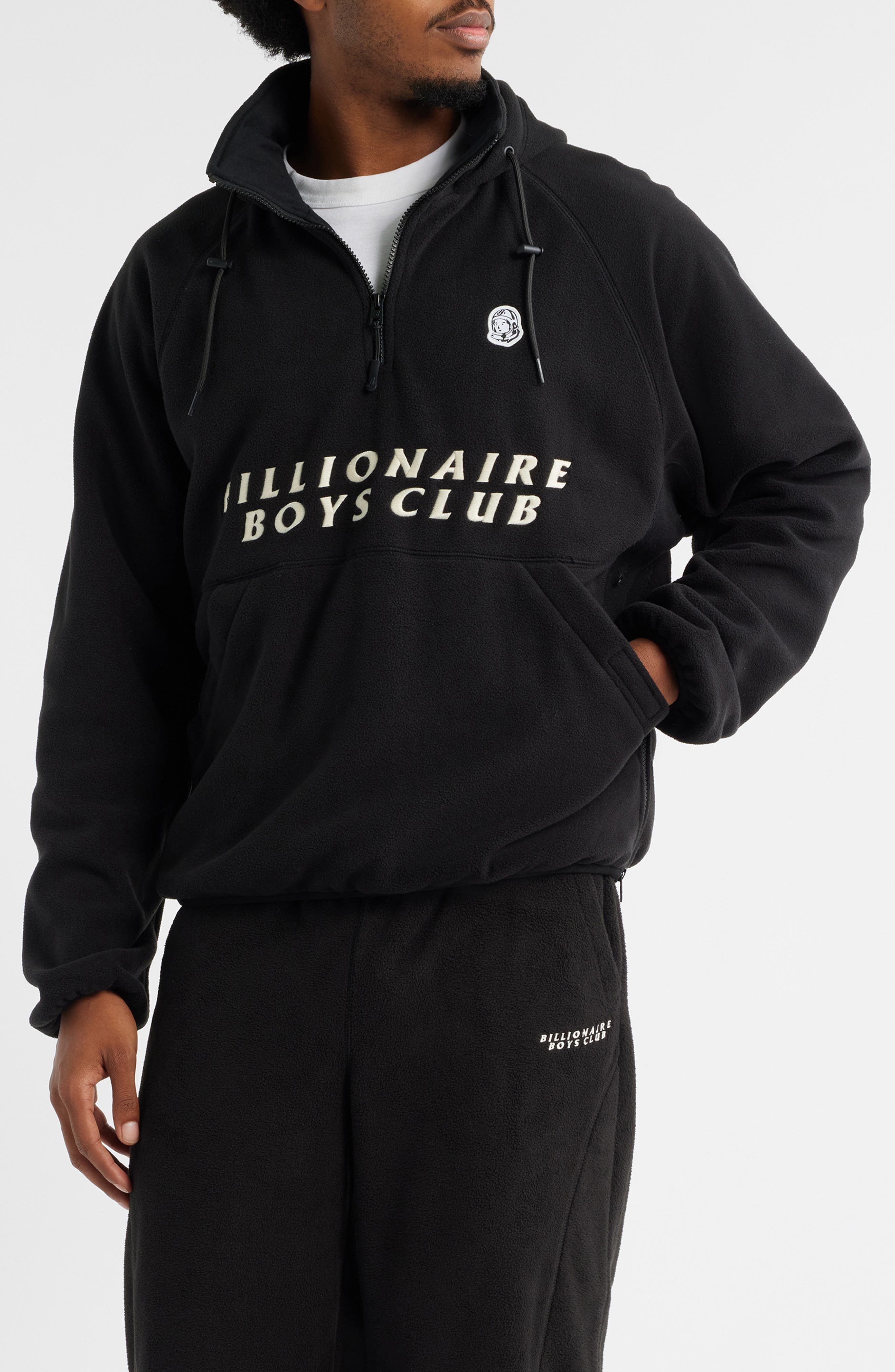 BB Windrunner Hooded Fleece Quarter Zip Pullover - image 1