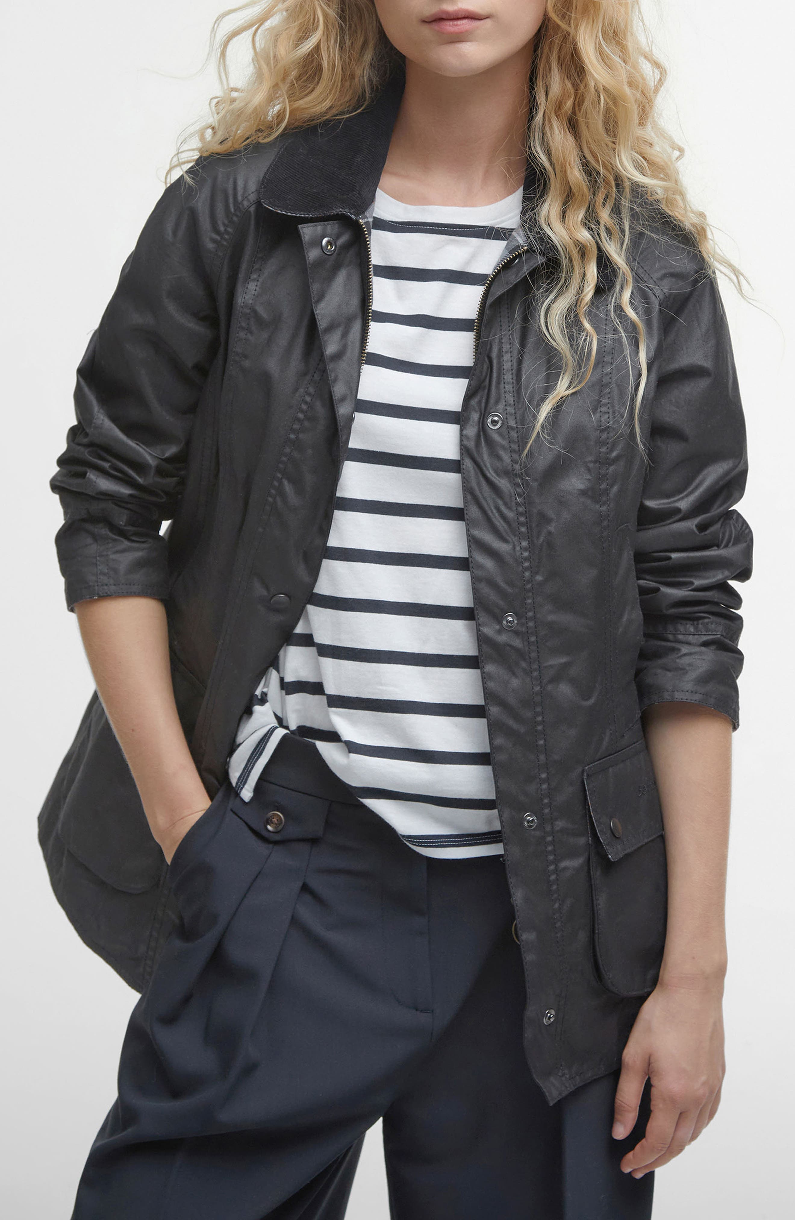 Beadnell Water Resistant Waxed Cotton Jacket - image 1