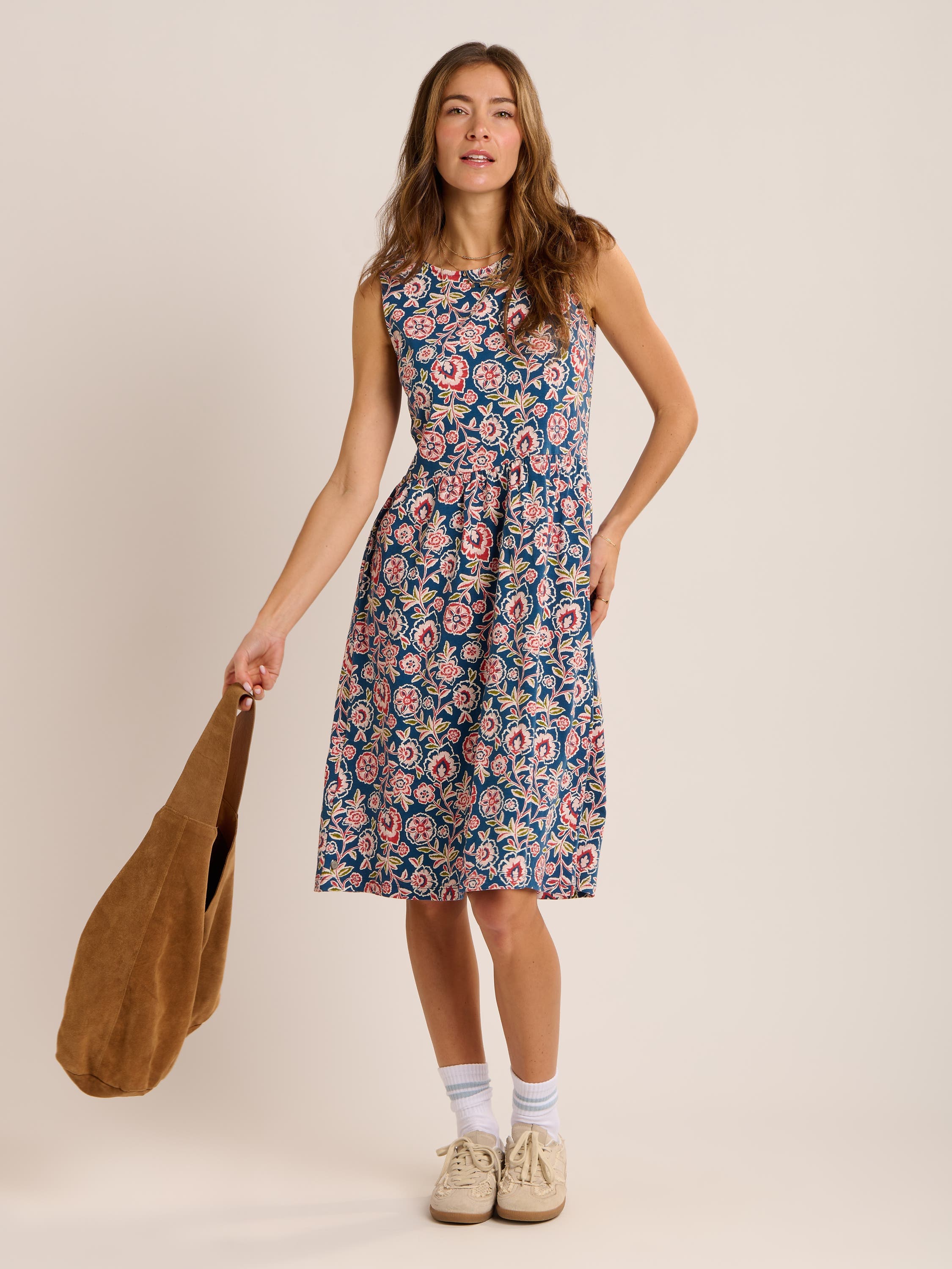 Mary Bloom Fit-and-Flare  Dress - image 1
