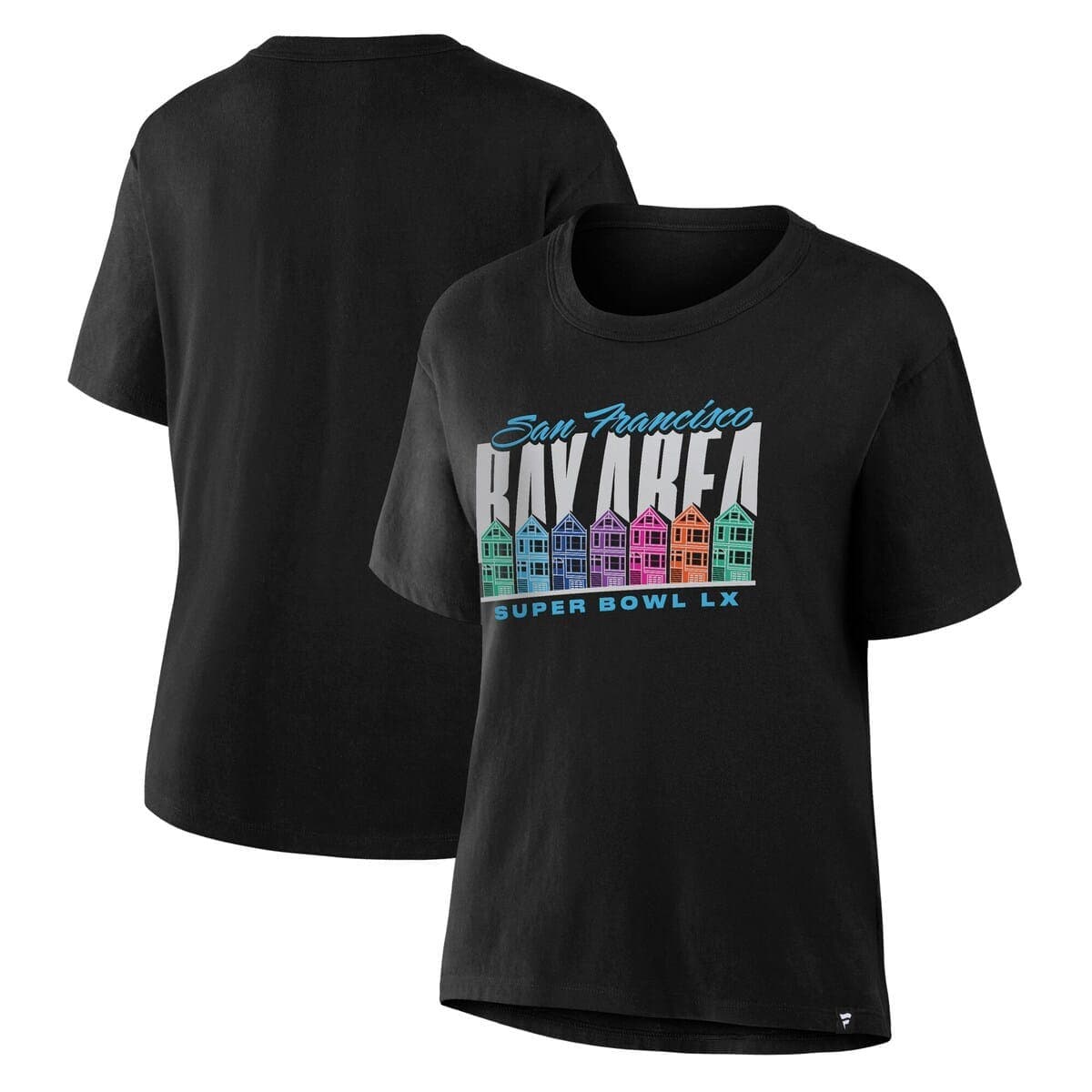 Women's Fanatics Black Super Bowl LX Building Row T-Shirt - image 1