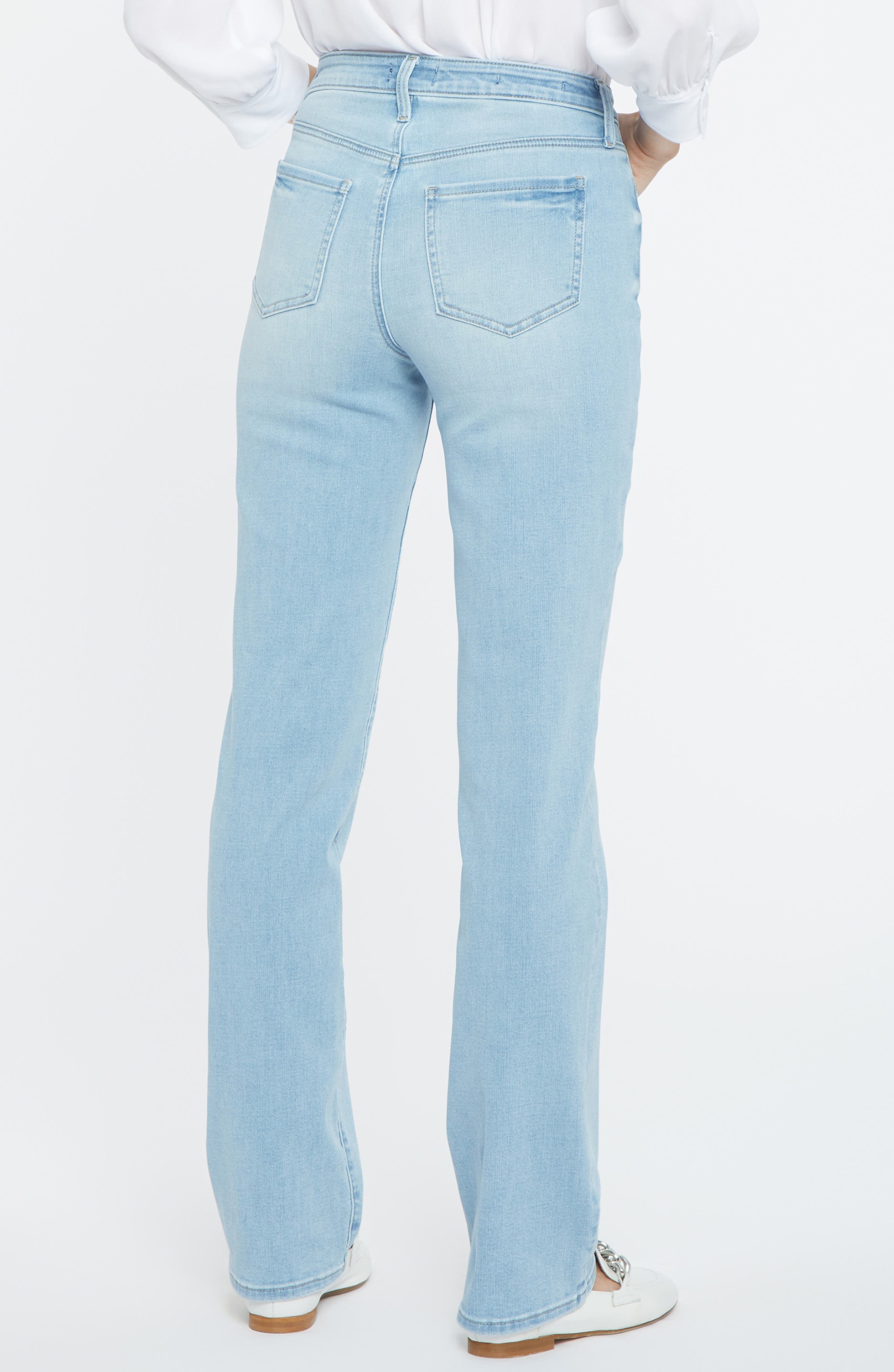 Relaxed Distressed Straight Leg Jeans - image 2