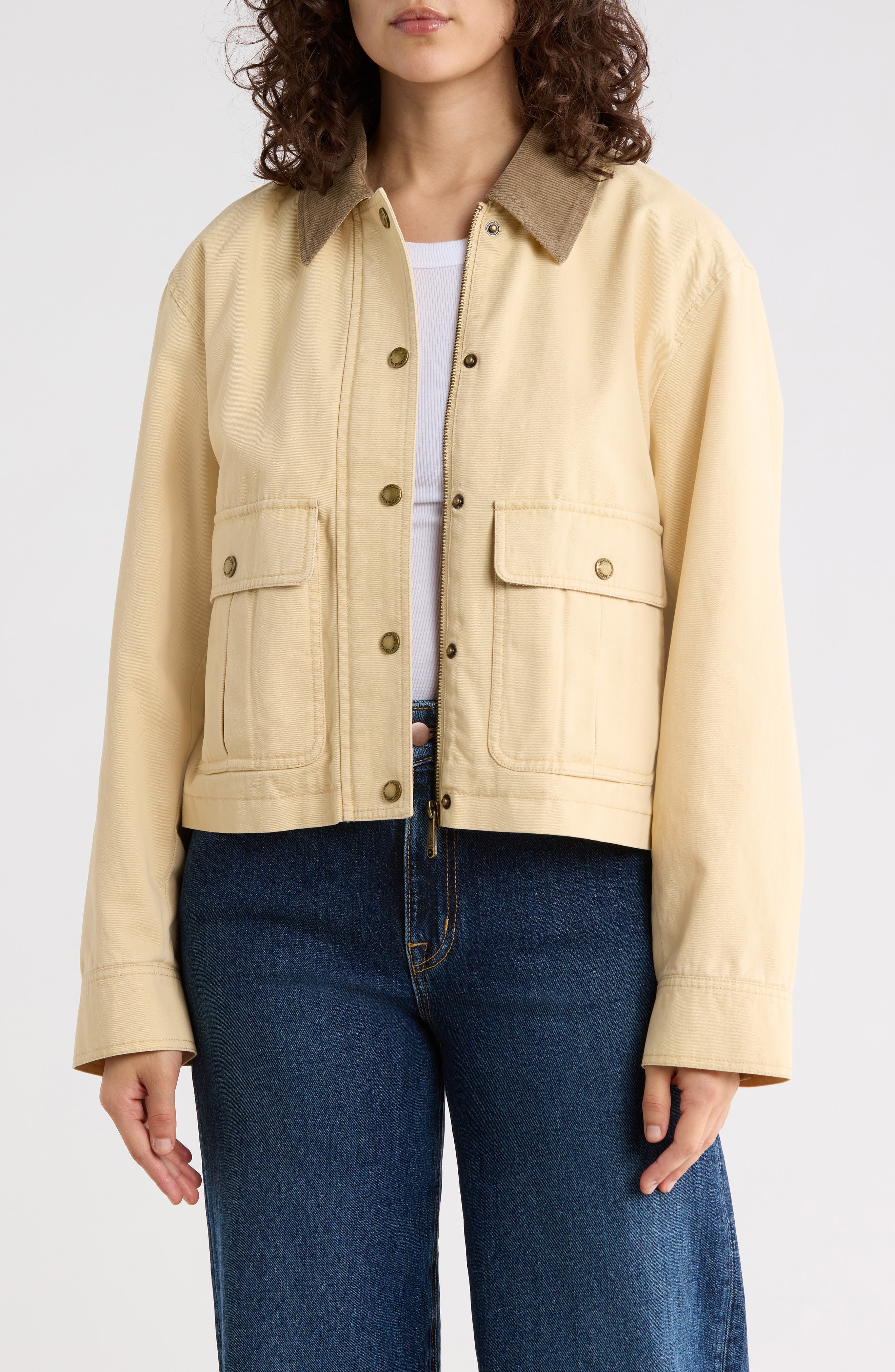 Crop Workwear Jacket - image 1