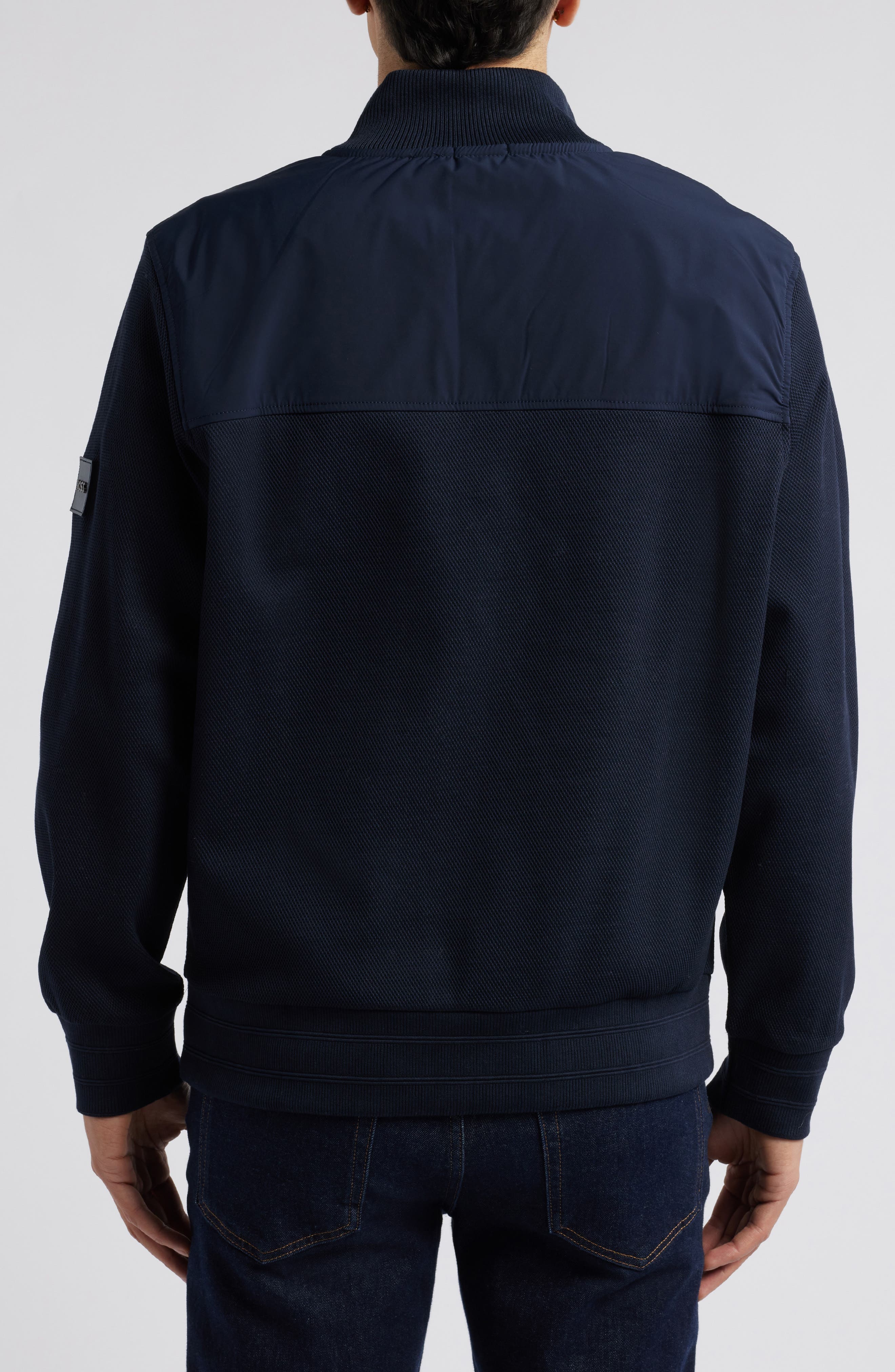 Sidney Cotton Pique Half Zip Pullover - image 2