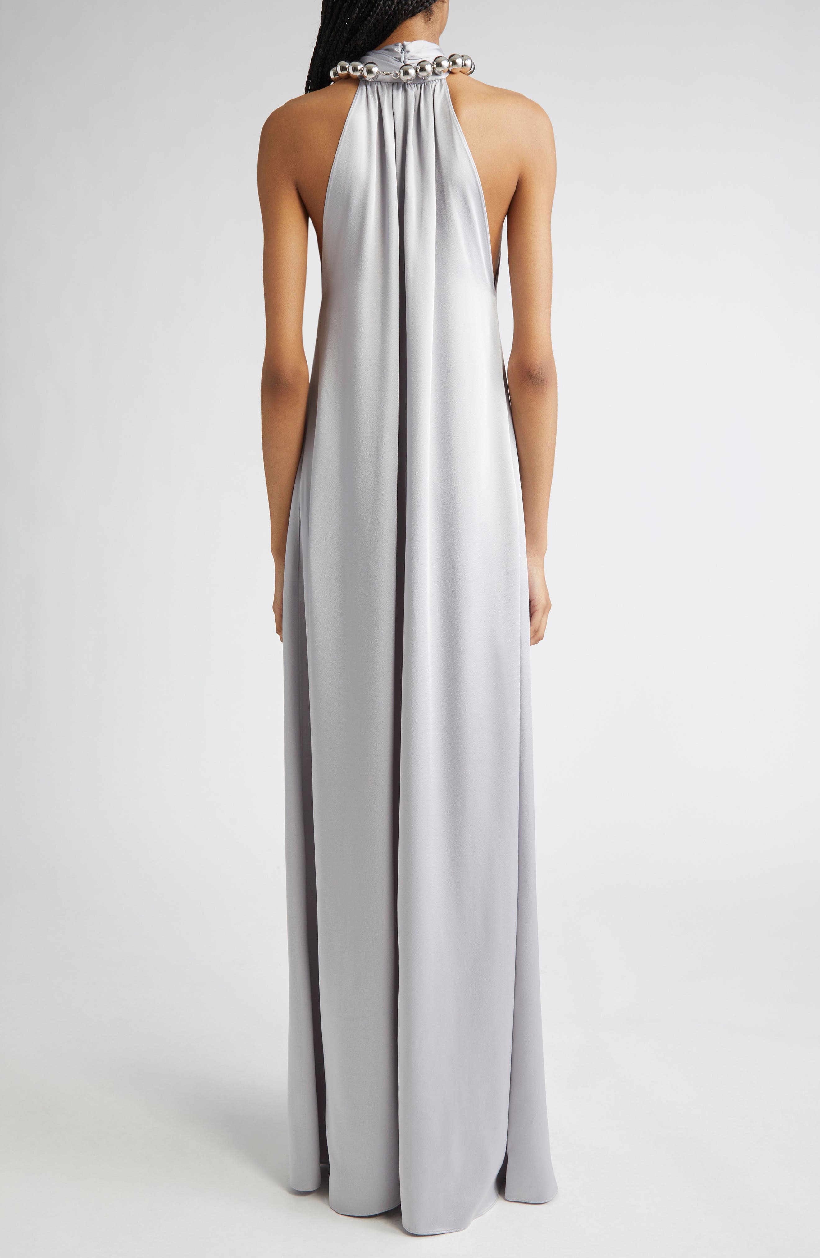 Sphere Satin Gown - image 2
