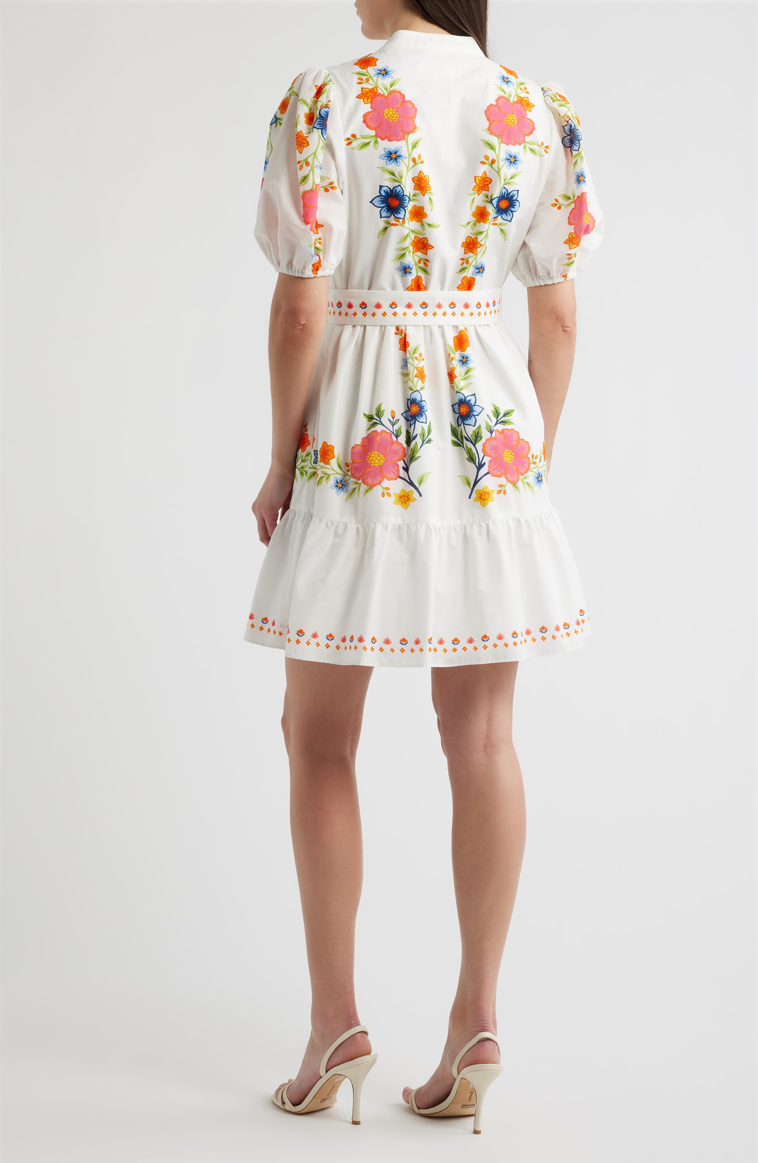 Floral Print Poplin Dress - image 2