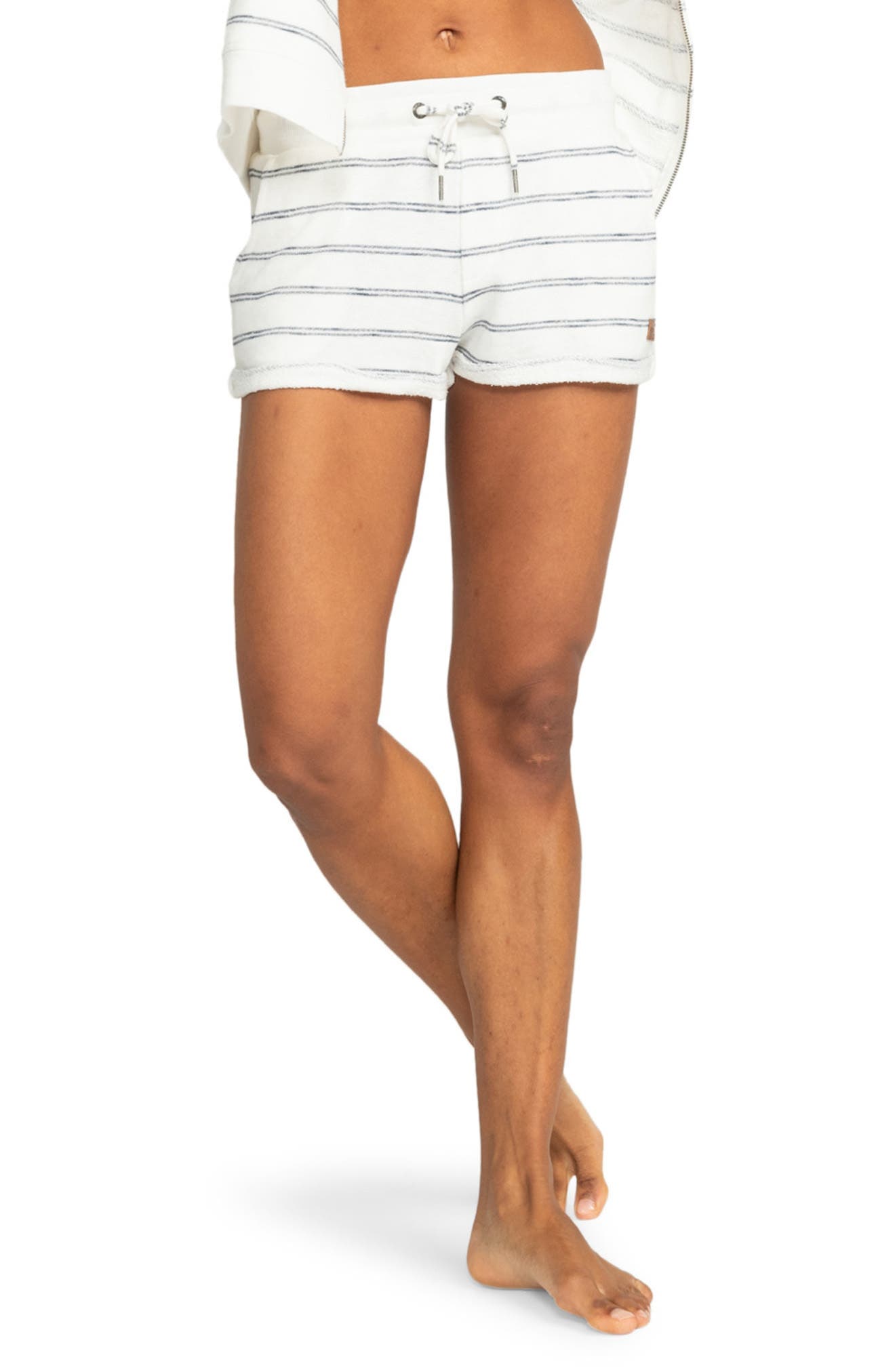 Perfect Wave Stripe Cotton Blend Shorts - image 1