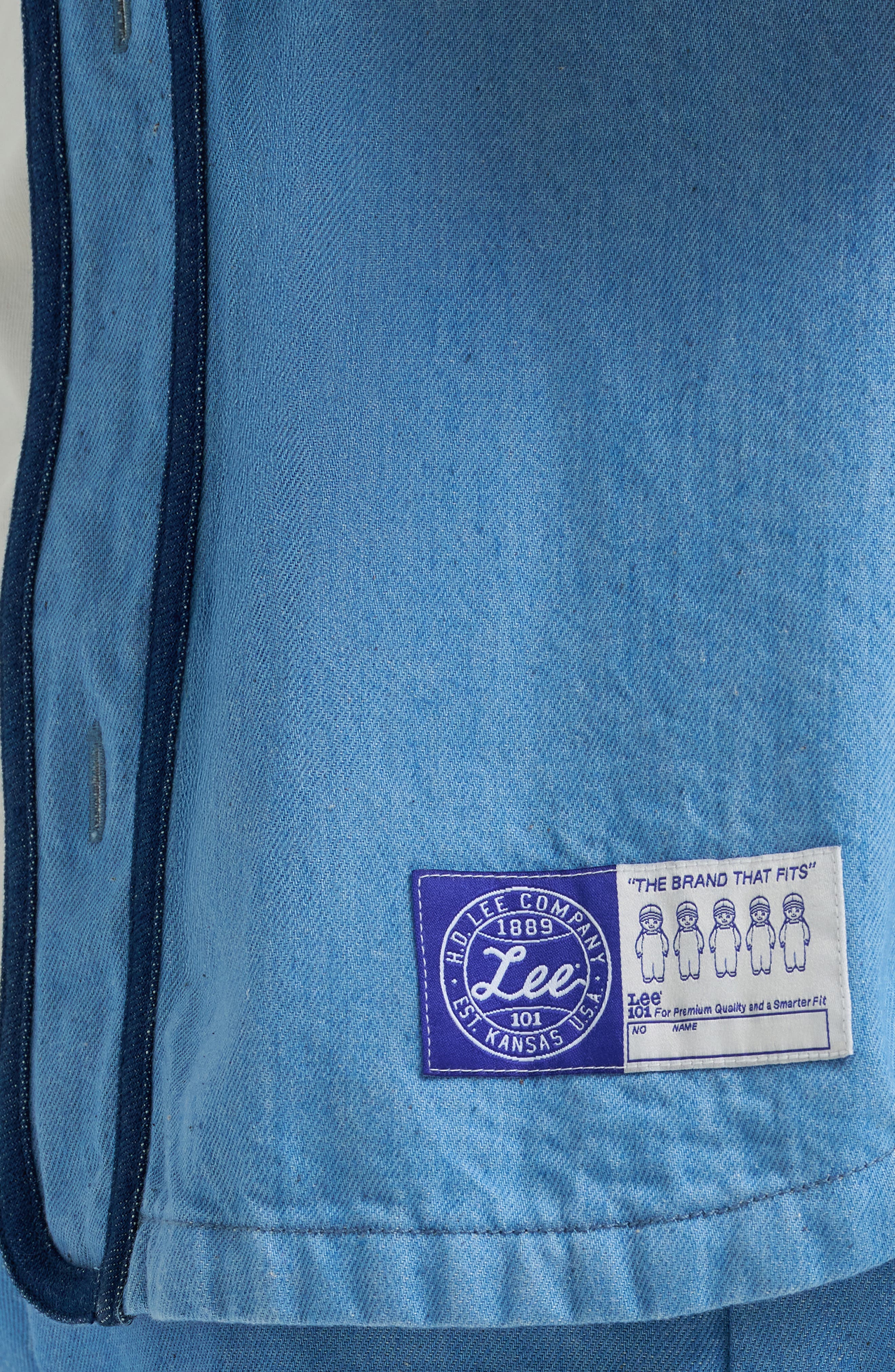 101 Denim Baseball Button-Up Shirt - image 2