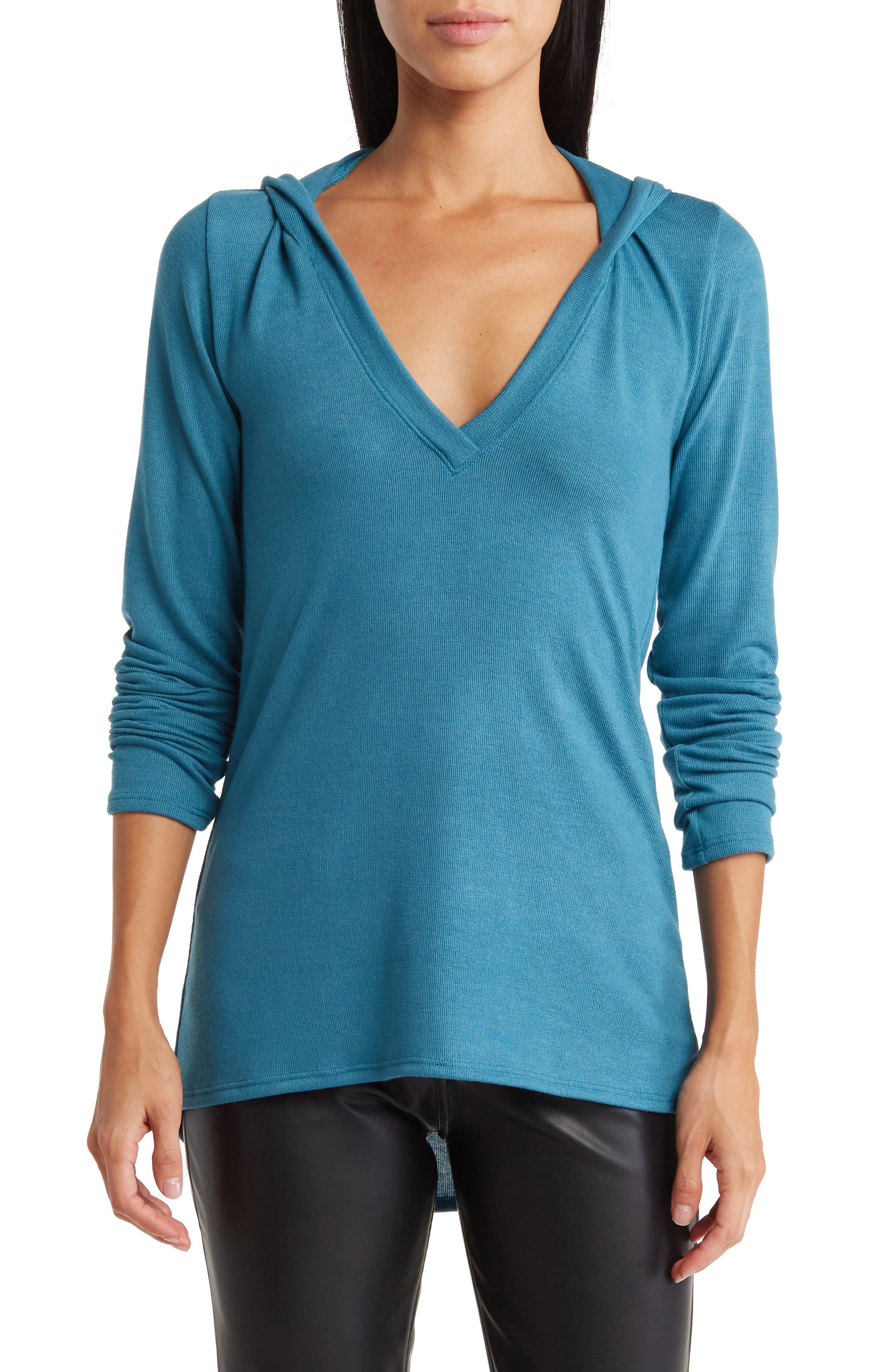 Hooded Tunic Sweater - image 1