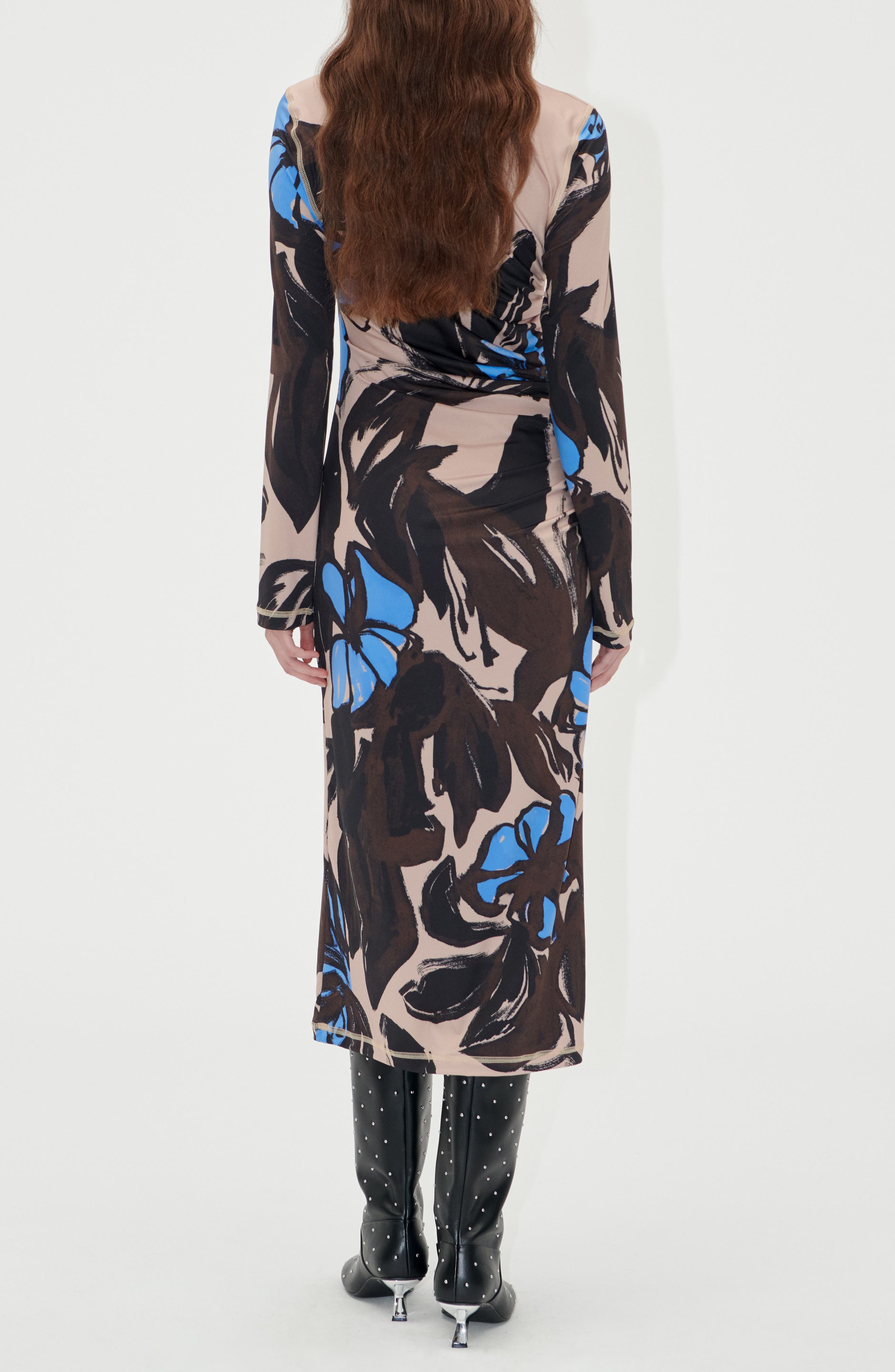 Floral Long Sleeve Dress - image 2