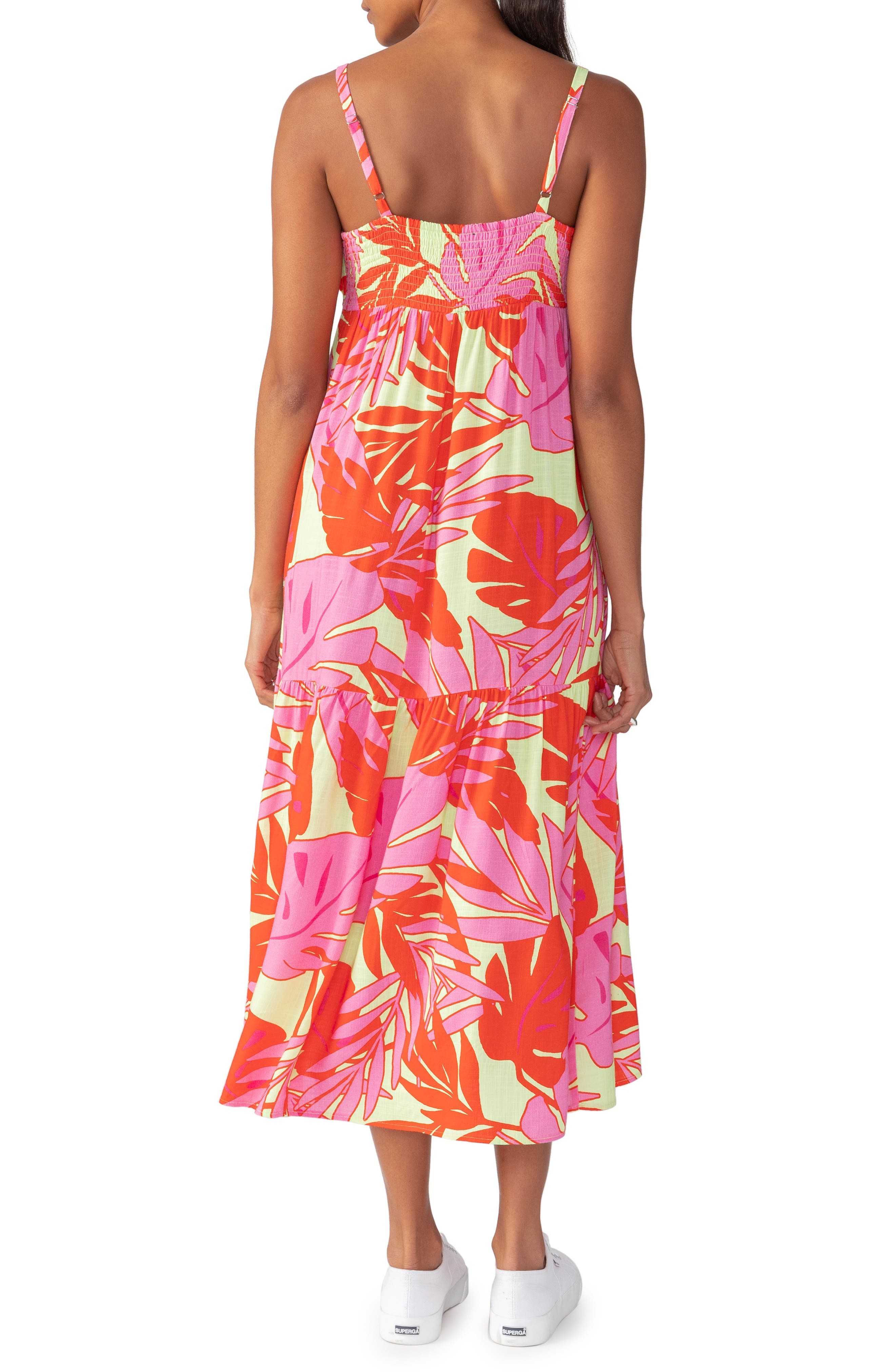 Floral Drop Seam Maxi Dress - image 2