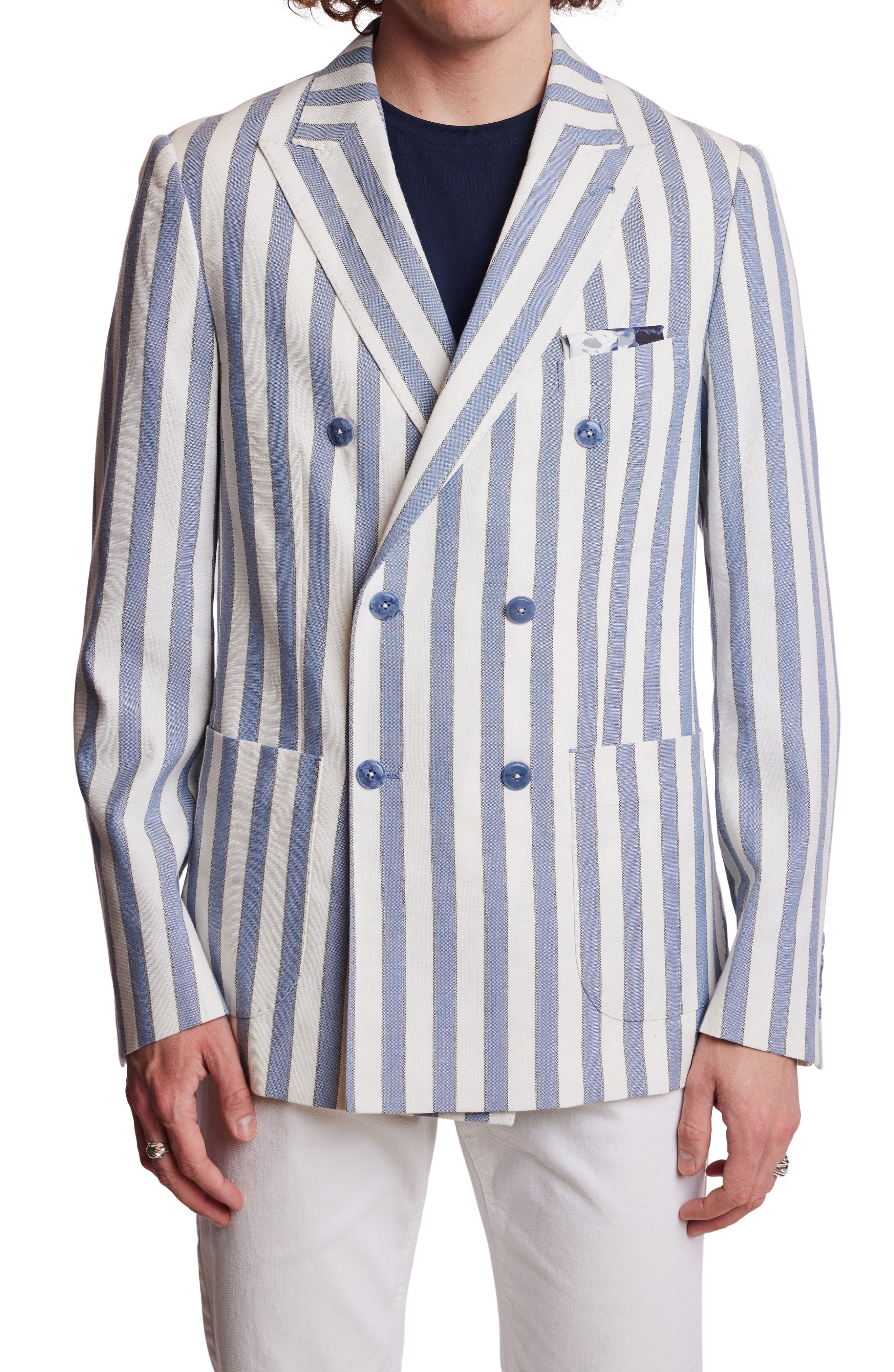 Soho Slim Fit Double Breasted Suit Jacket - image 1